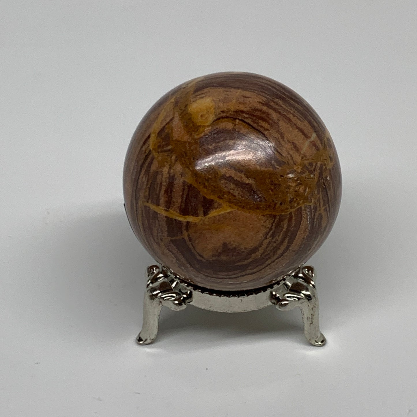 137.7g, 1.8"(45mm) Snakeskin Jasper Sphere Gemstone,Healing Crystal, B35351