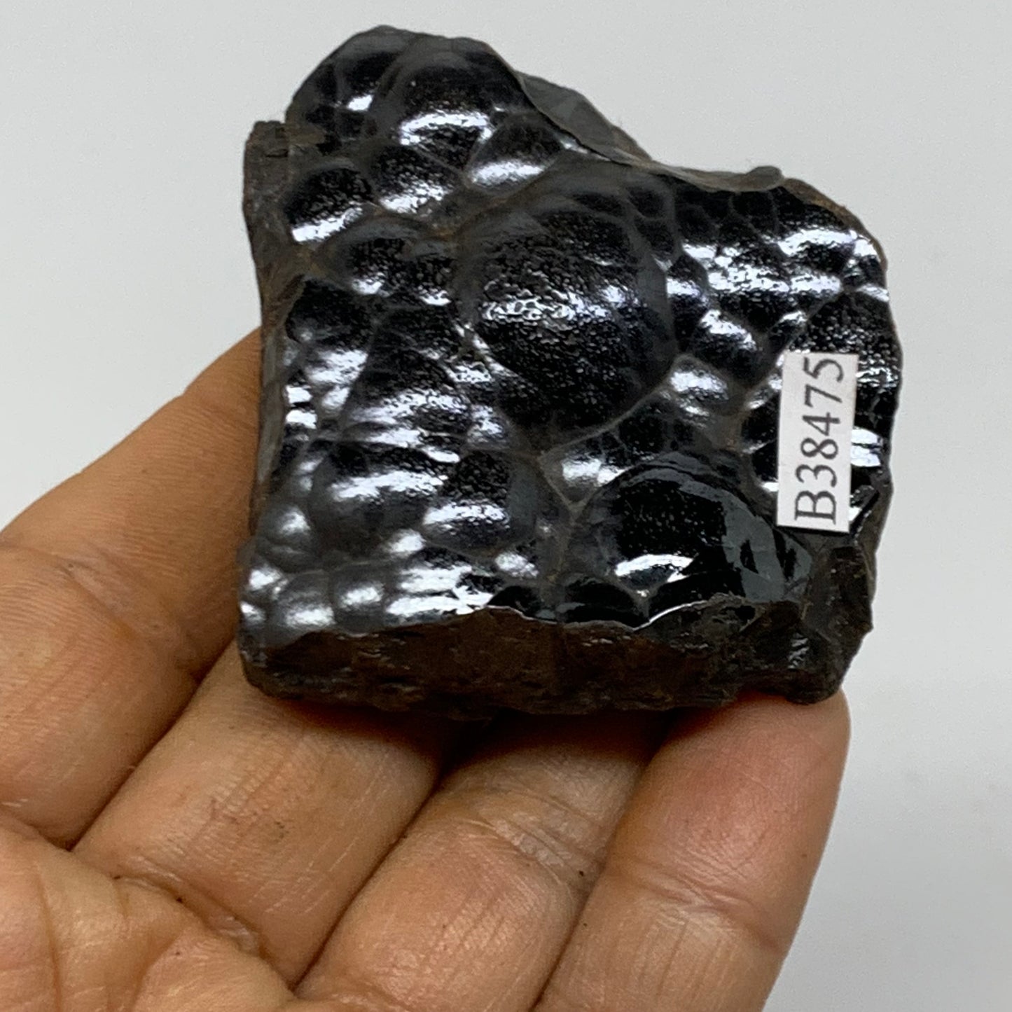 125g, 2"x1.9"x0.8", Rough Hematite Botryoidal Mineral Crystal, B38475