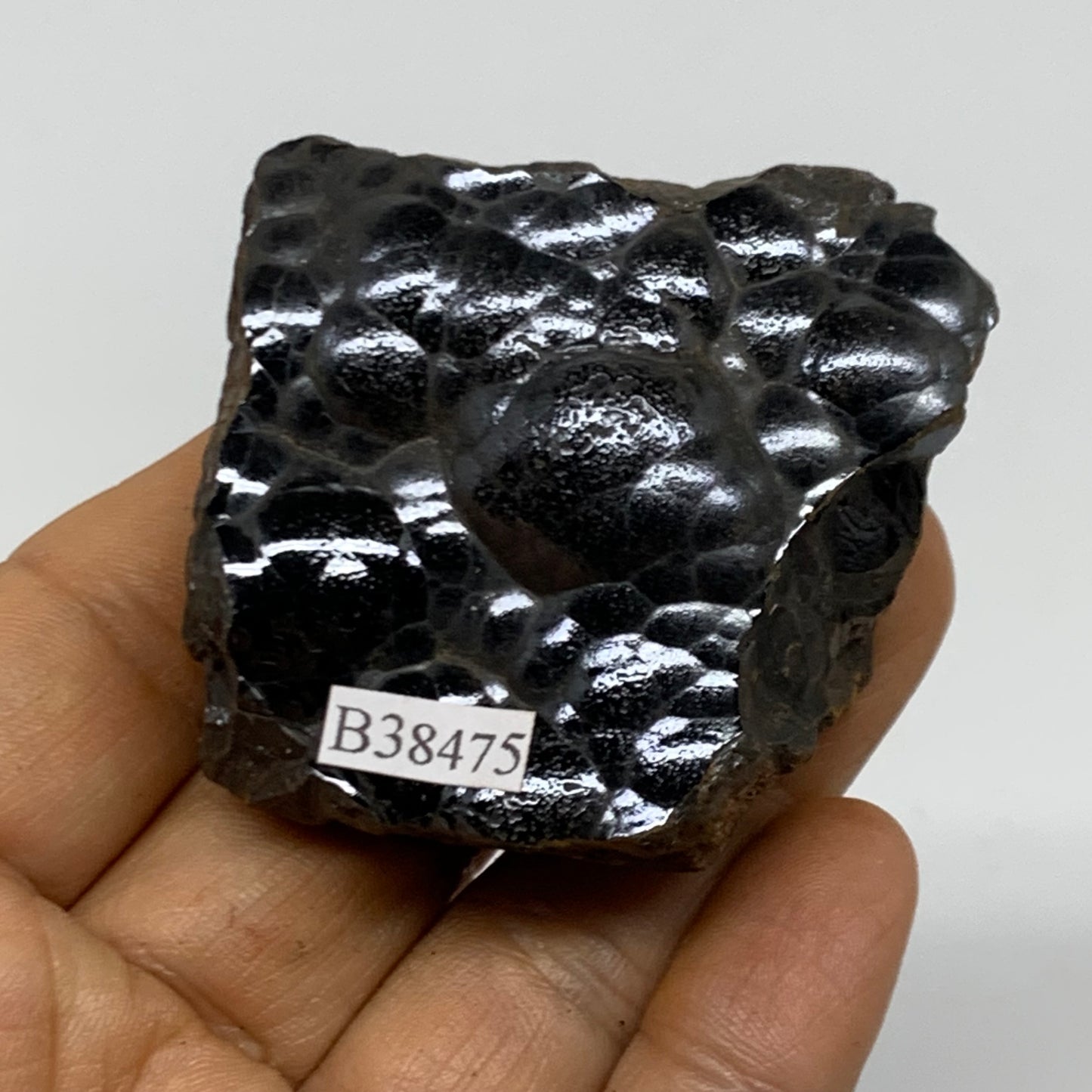125g, 2"x1.9"x0.8", Rough Hematite Botryoidal Mineral Crystal, B38475