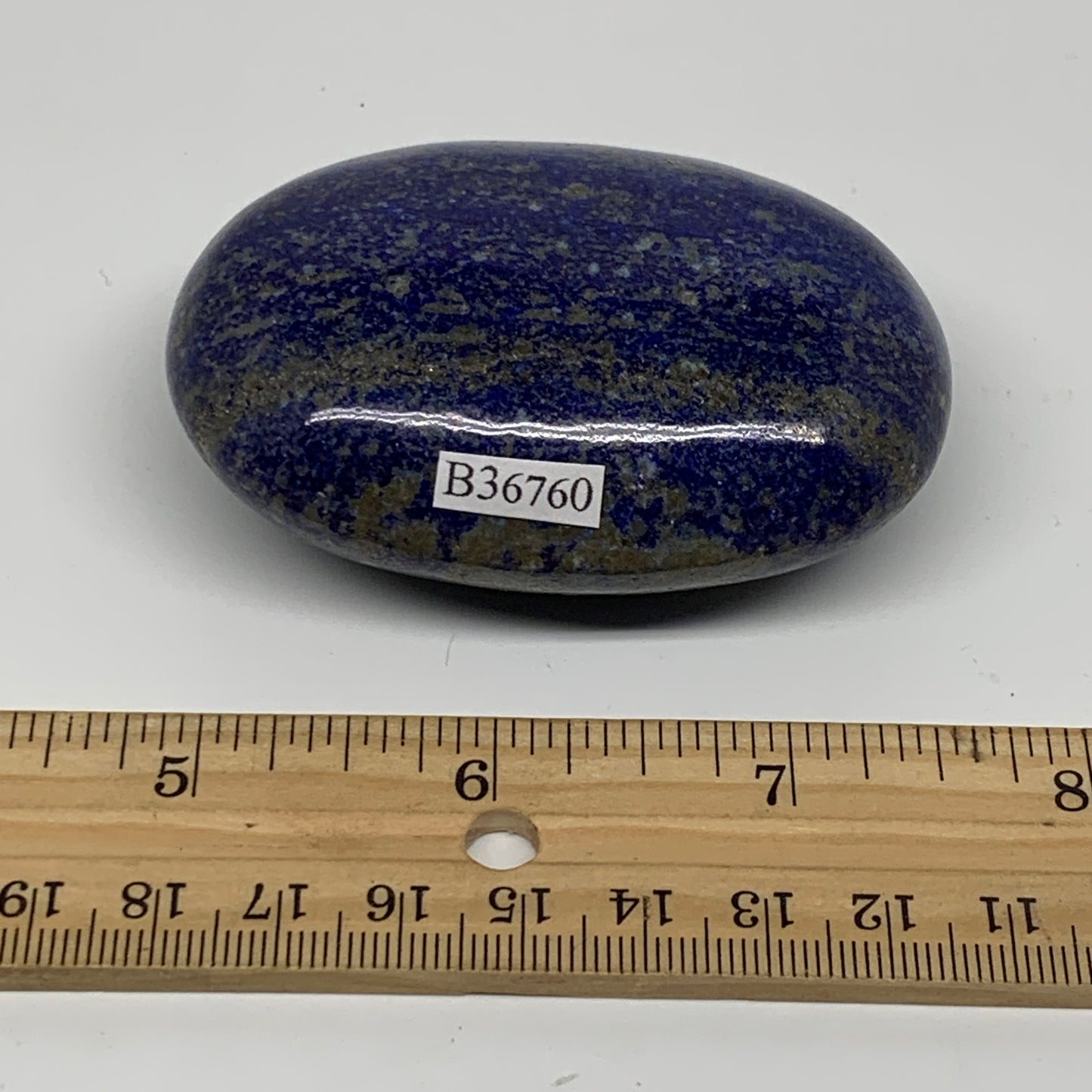 170g, 2.8"x1.9"x1.1", Natural Lapis Lazuli Palm Stone @Afghanistan, B36760