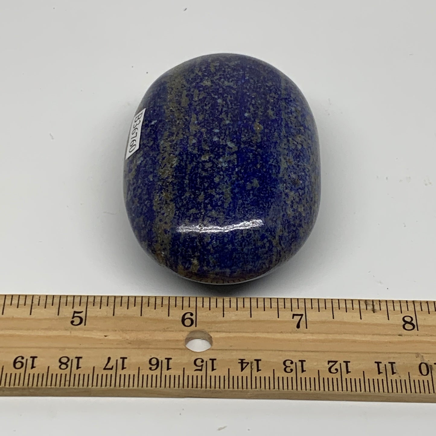 170g, 2.8"x1.9"x1.1", Natural Lapis Lazuli Palm Stone @Afghanistan, B36760