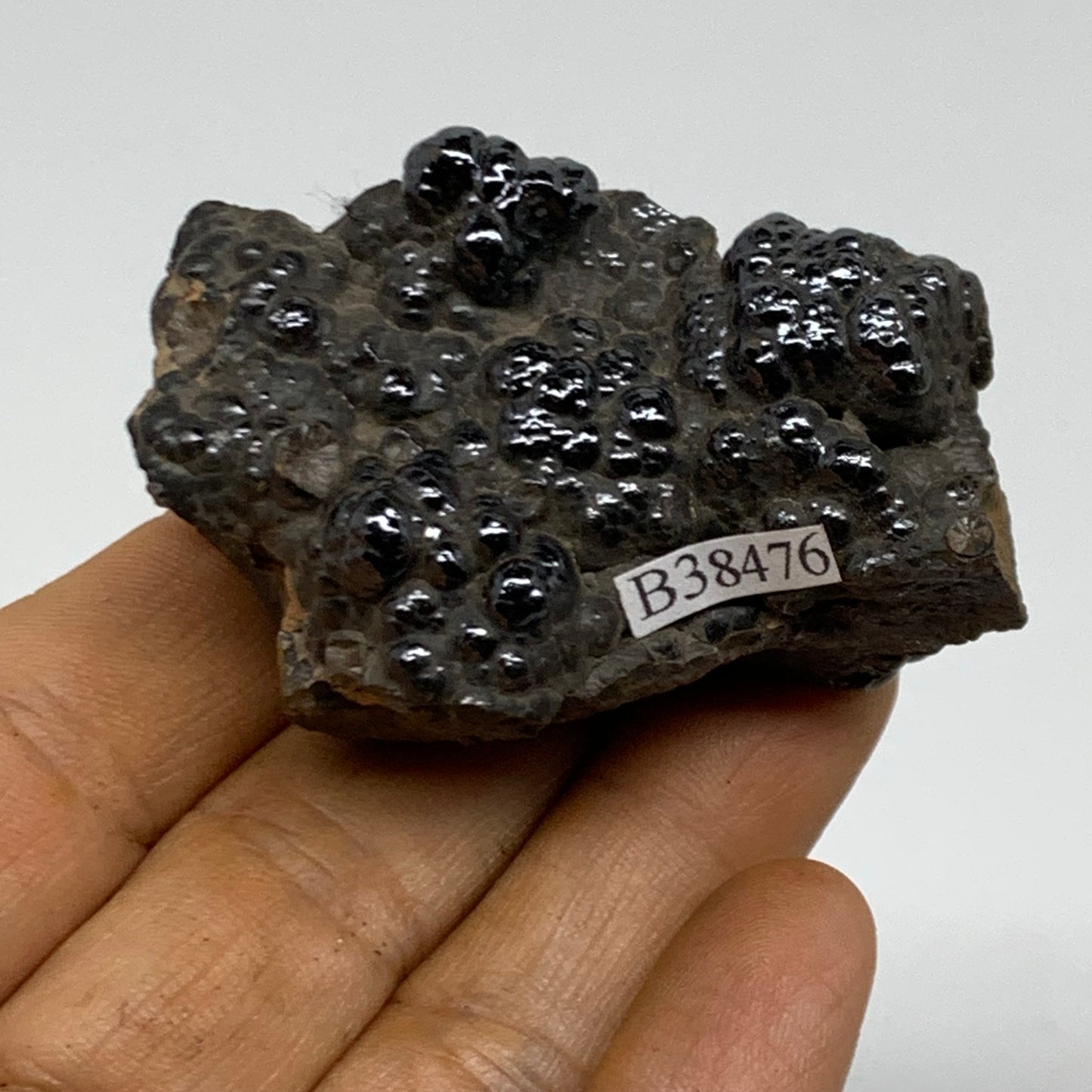 108.2g, 2.1"x1.5"x1.1", Rough Hematite Botryoidal Mineral Crystal, B38476