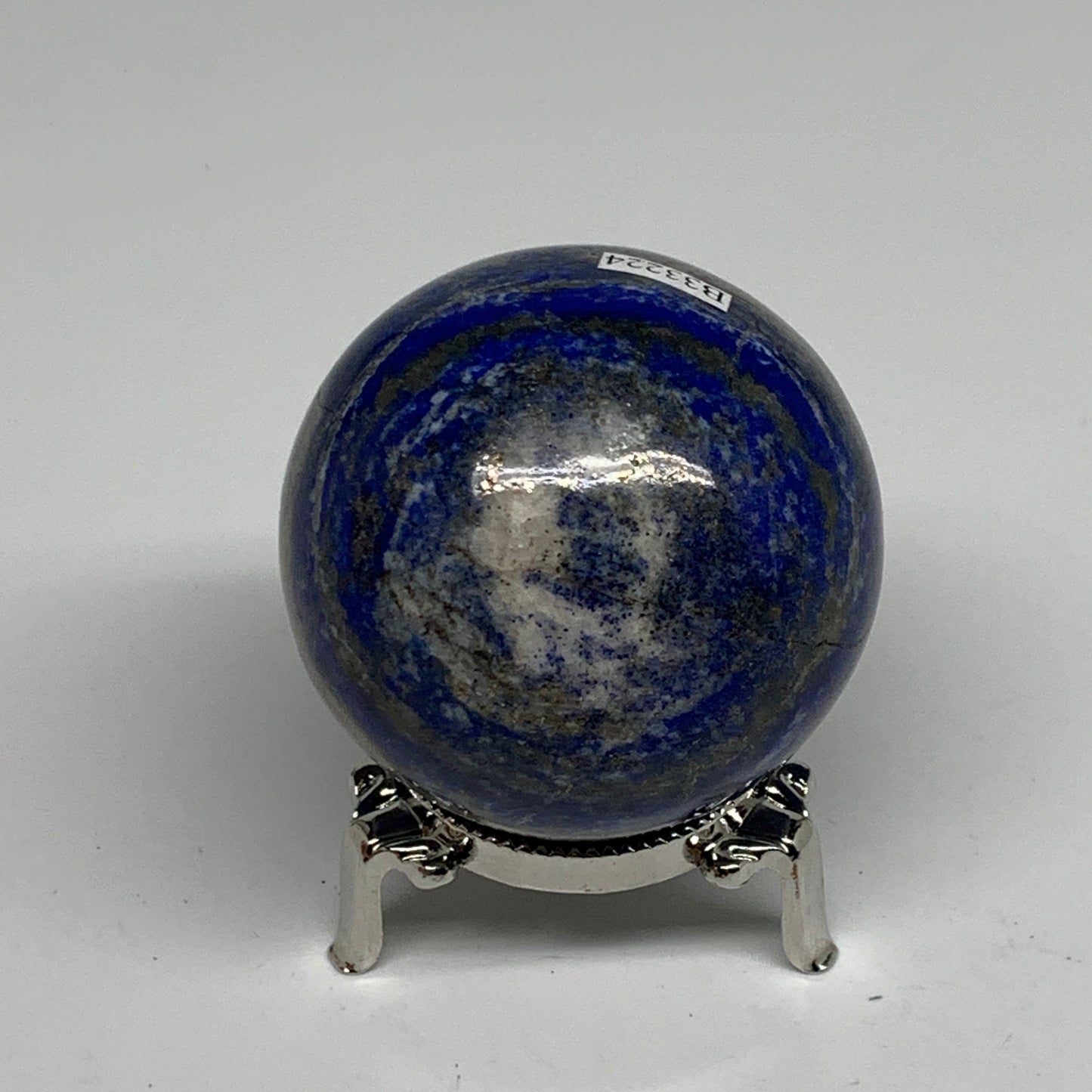 0.78 lbs, 2.4" (60mm), Lapis Lazuli Sphere Ball Gemstone @Afghanistan, B33224