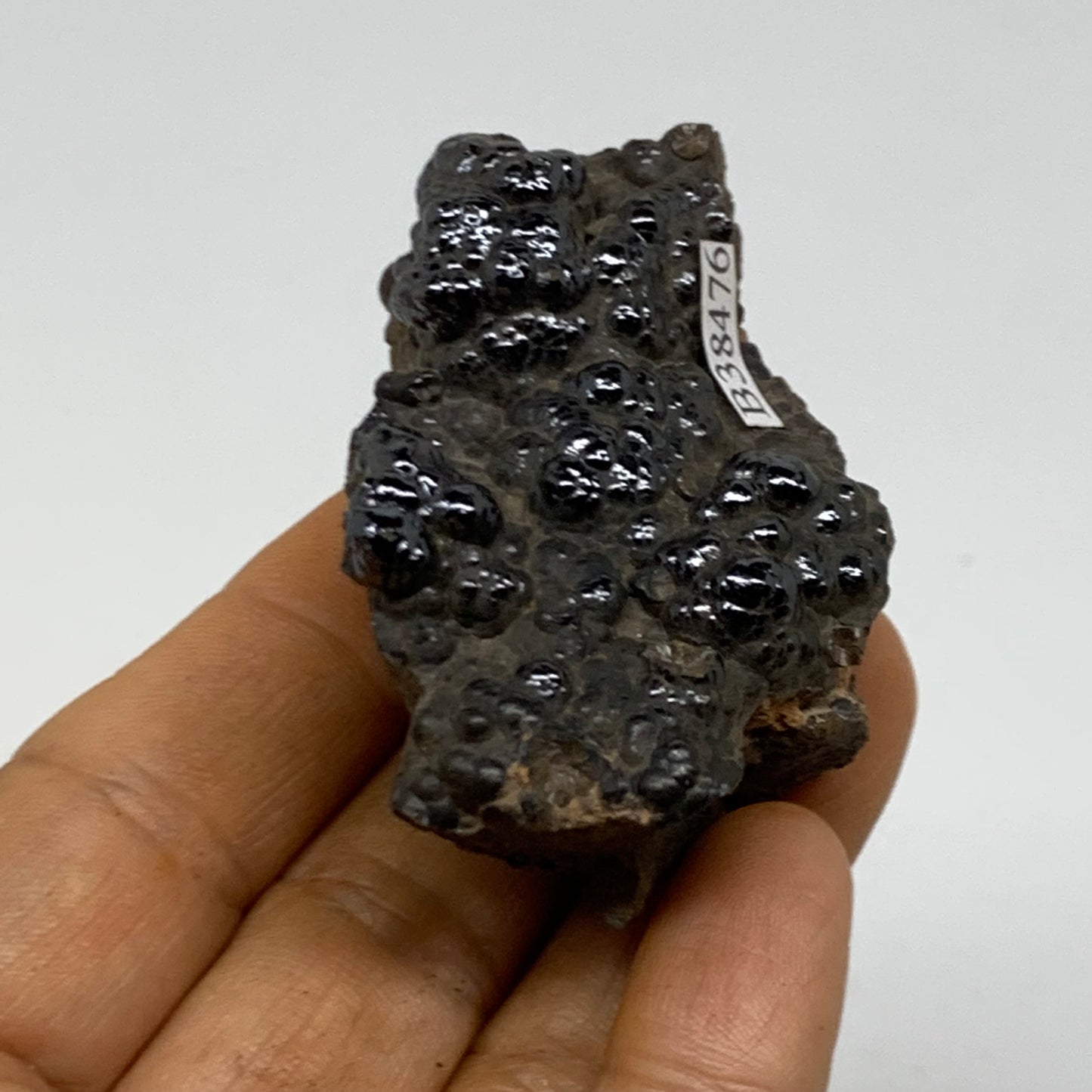 108.2g, 2.1"x1.5"x1.1", Rough Hematite Botryoidal Mineral Crystal, B38476