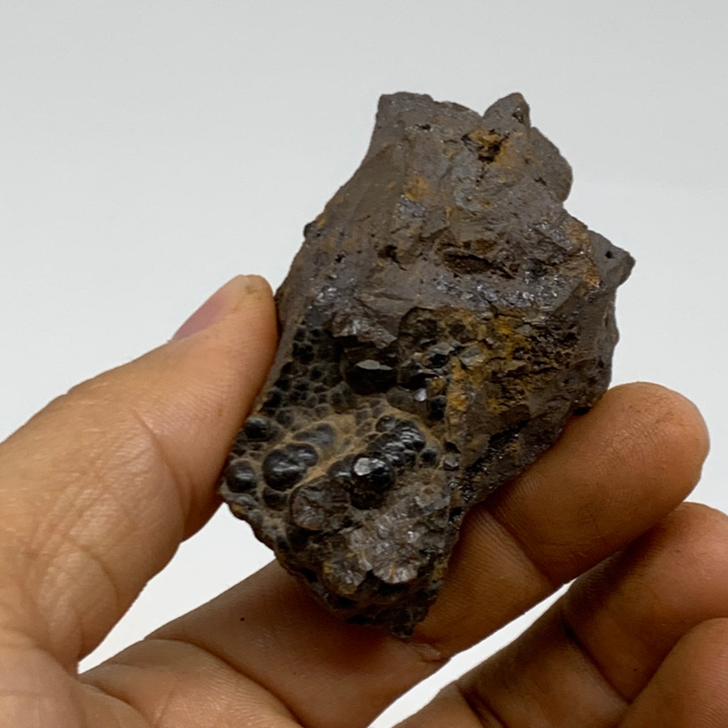 108.2g, 2.1"x1.5"x1.1", Rough Hematite Botryoidal Mineral Crystal, B38476