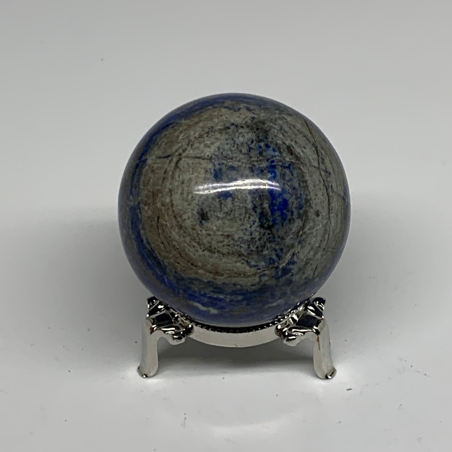 0.78 lbs, 2.4" (60mm), Lapis Lazuli Sphere Ball Gemstone @Afghanistan, B33224