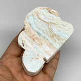 201.2g, 3.5"x2.5"x0.7", Natural Caribbean Calcite Cloud Crystal @Afghanistan, B3