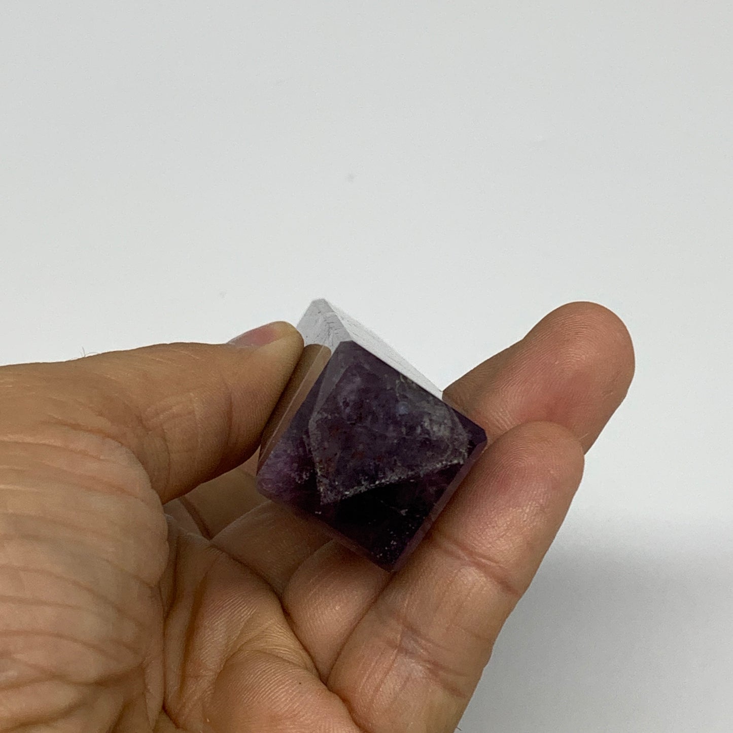 71.5g, 3.7"x0.8"x0.8" Natural Amethyst Tower Point Obelisk @Brazil, B31248