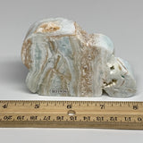 201.2g, 3.5"x2.5"x0.7", Natural Caribbean Calcite Cloud Crystal @Afghanistan, B3