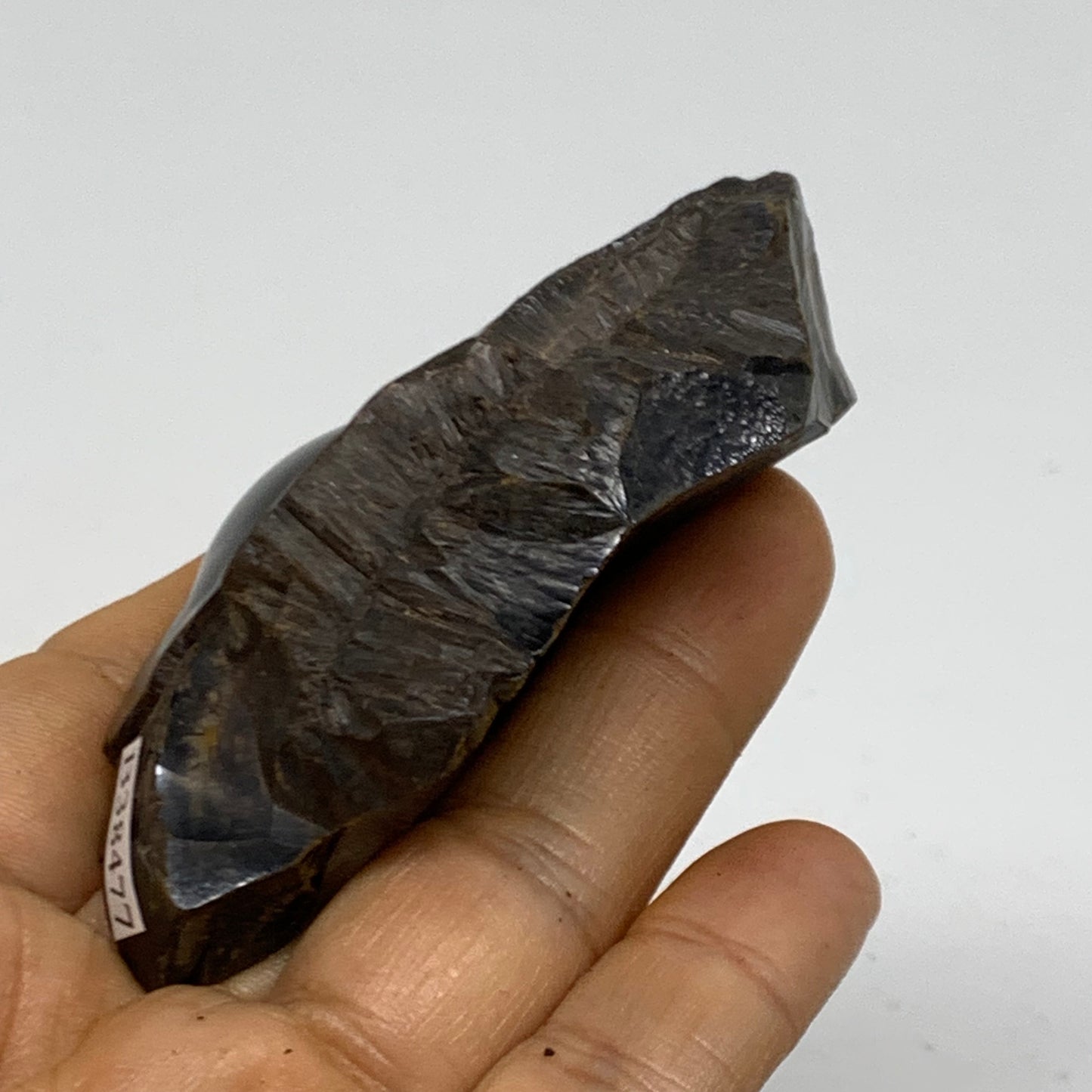 114.9g, 3"x1.5"x0.8", Rough Hematite Botryoidal Mineral Crystal, B38477