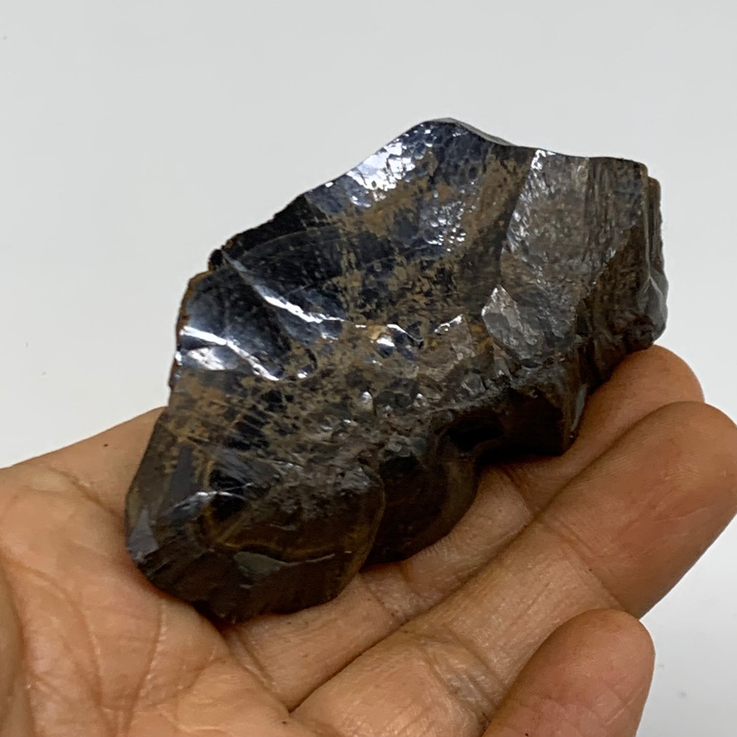 114.9g, 3"x1.5"x0.8", Rough Hematite Botryoidal Mineral Crystal, B38477