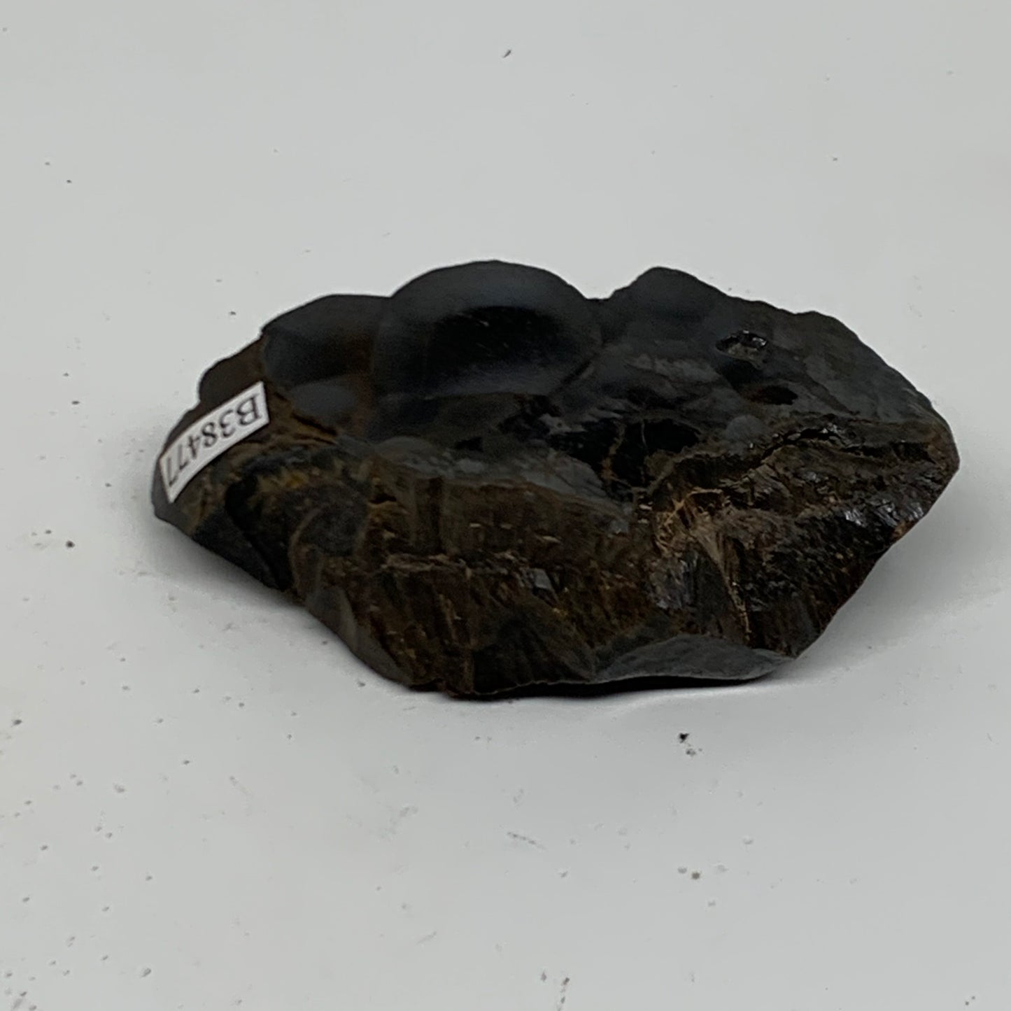 114.9g, 3"x1.5"x0.8", Rough Hematite Botryoidal Mineral Crystal, B38477