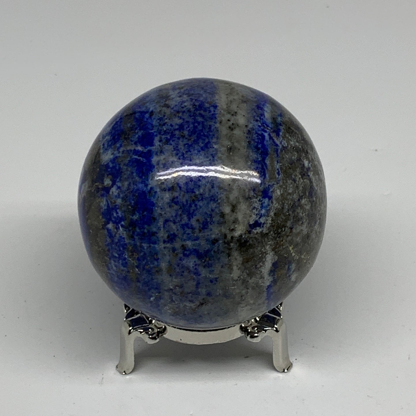 1.41 lbs, 2.9" (74mm), Lapis Lazuli Sphere Ball Gemstone @Afghanistan, B33225