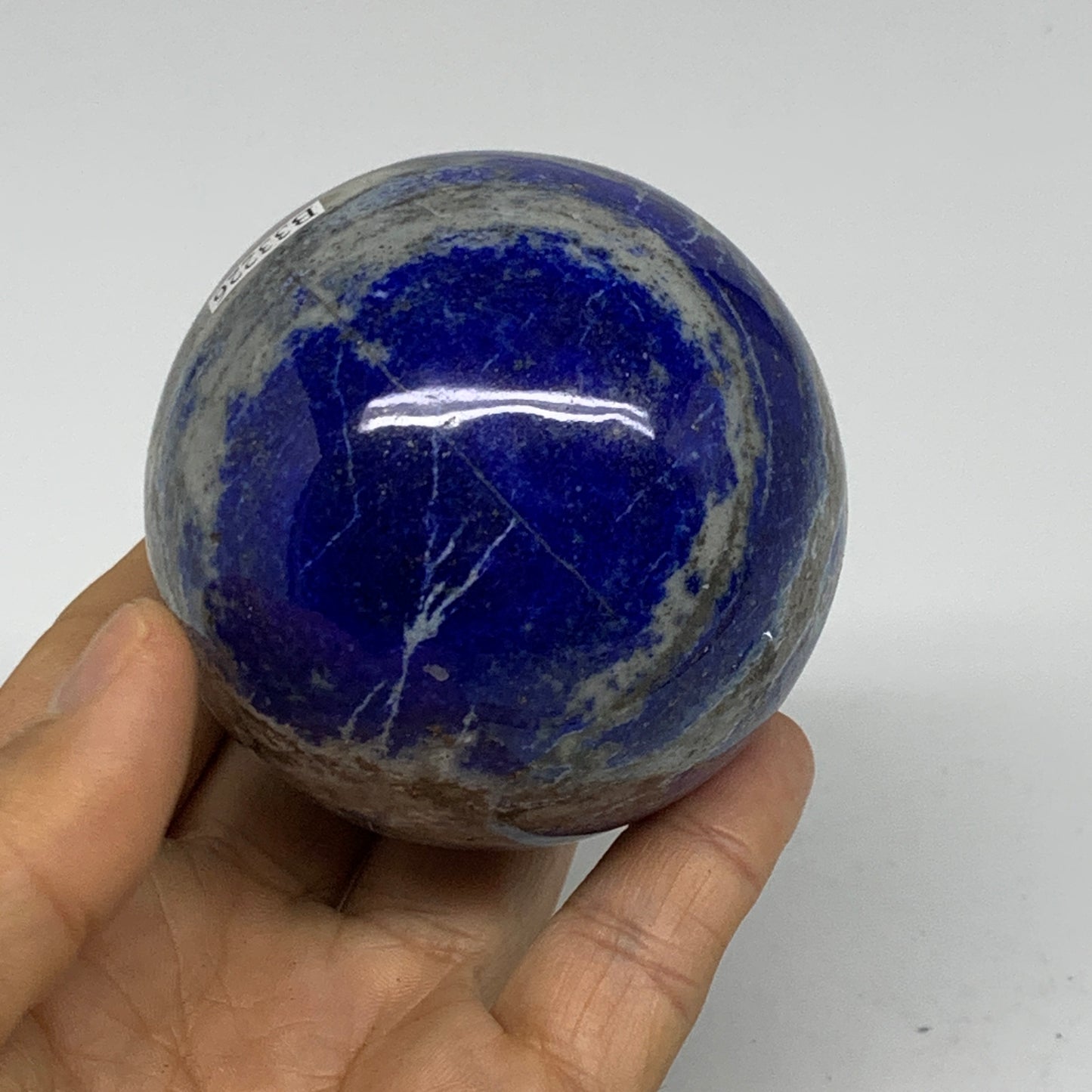 1 lbs, 2.6" (65mm), Lapis Lazuli Sphere Ball Gemstone @Afghanistan, B33226