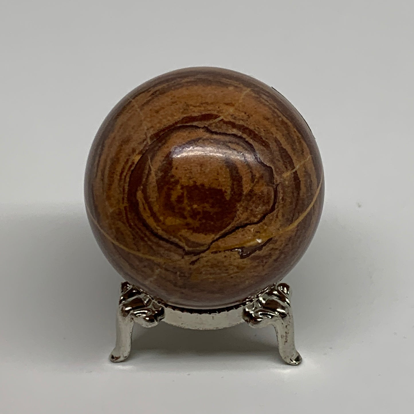 174.2g, 1.9"(48mm) Snakeskin Jasper Sphere Gemstone,Healing Crystal, B35354