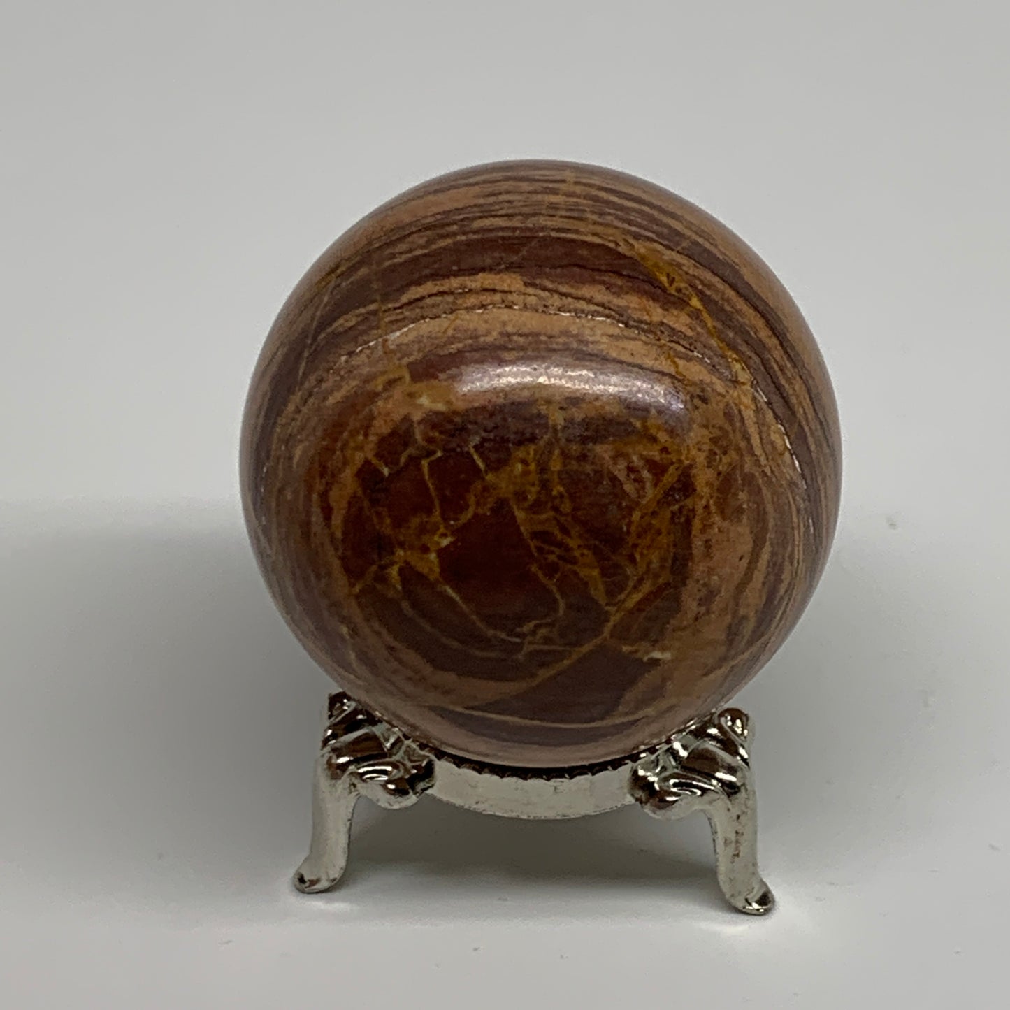 174.2g, 1.9"(48mm) Snakeskin Jasper Sphere Gemstone,Healing Crystal, B35354