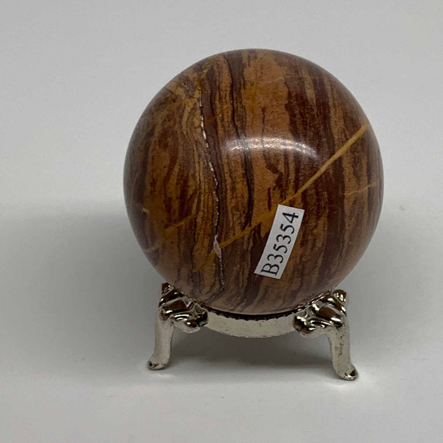 174.2g, 1.9"(48mm) Snakeskin Jasper Sphere Gemstone,Healing Crystal, B35354