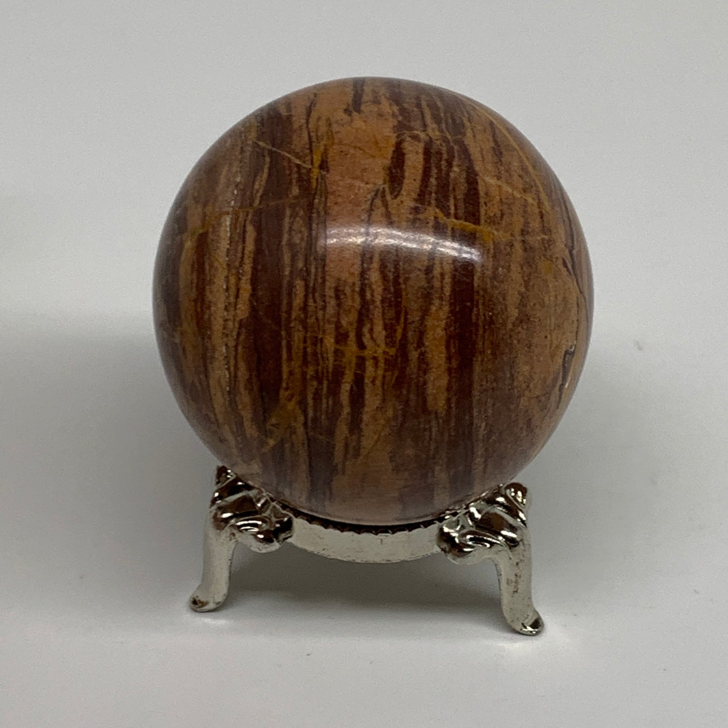 174.2g, 1.9"(48mm) Snakeskin Jasper Sphere Gemstone,Healing Crystal, B35354