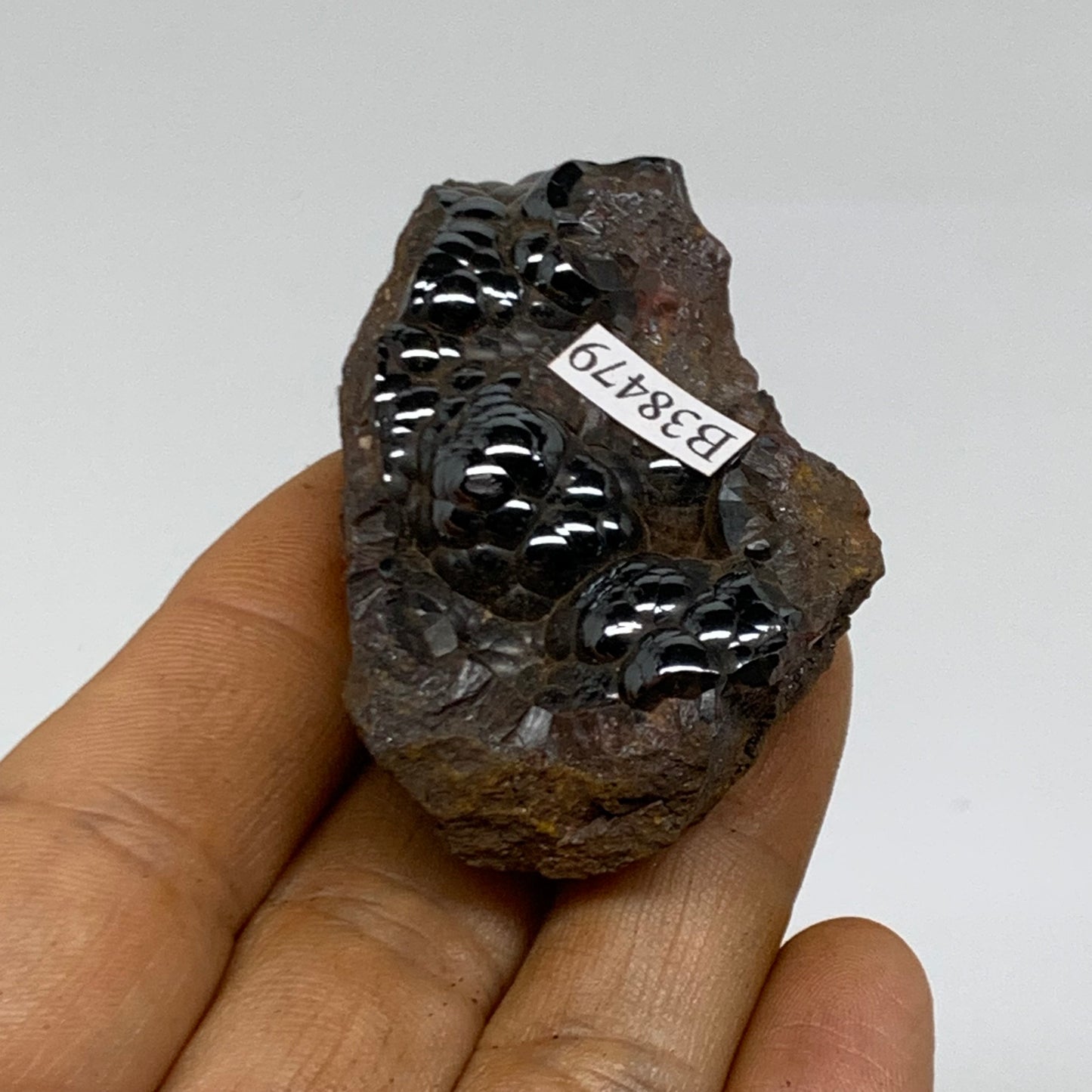 80.5g, 2.2"x1.4"x0.8", Rough Hematite Botryoidal Mineral Crystal, B38479