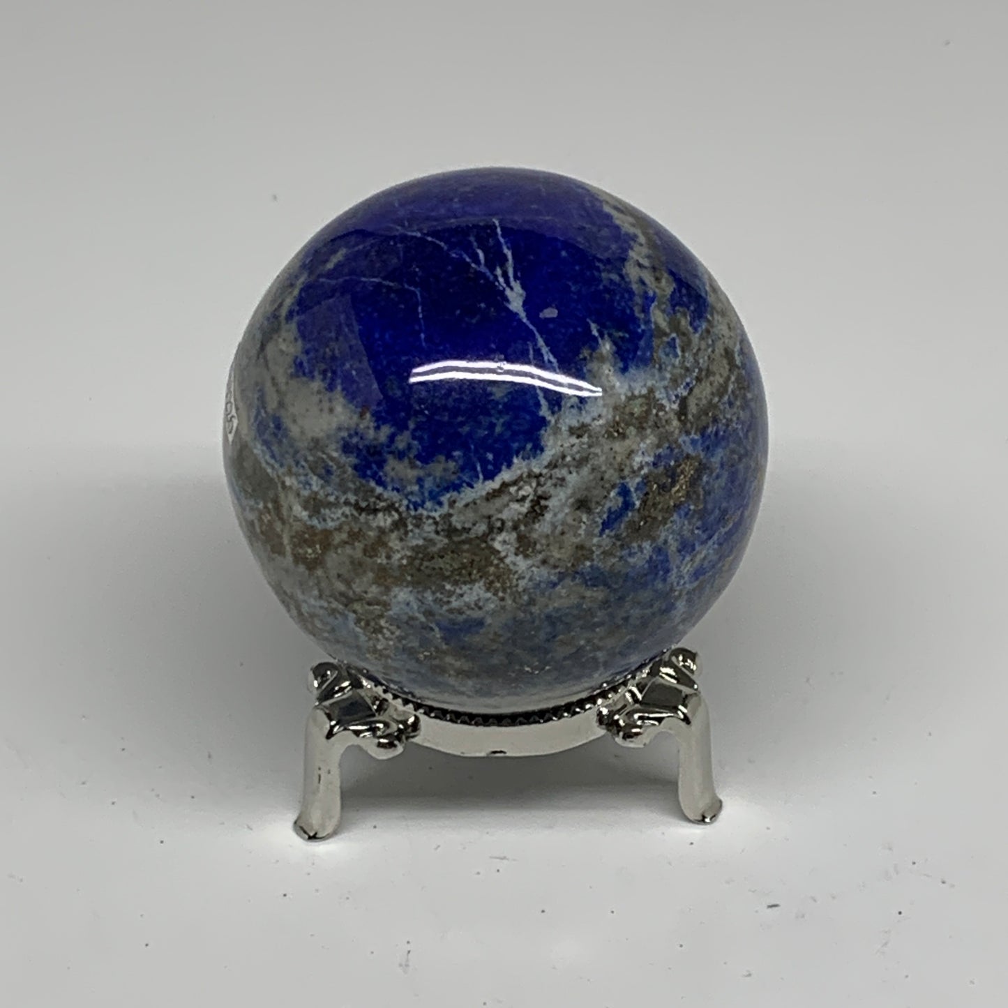 1 lbs, 2.6" (65mm), Lapis Lazuli Sphere Ball Gemstone @Afghanistan, B33226