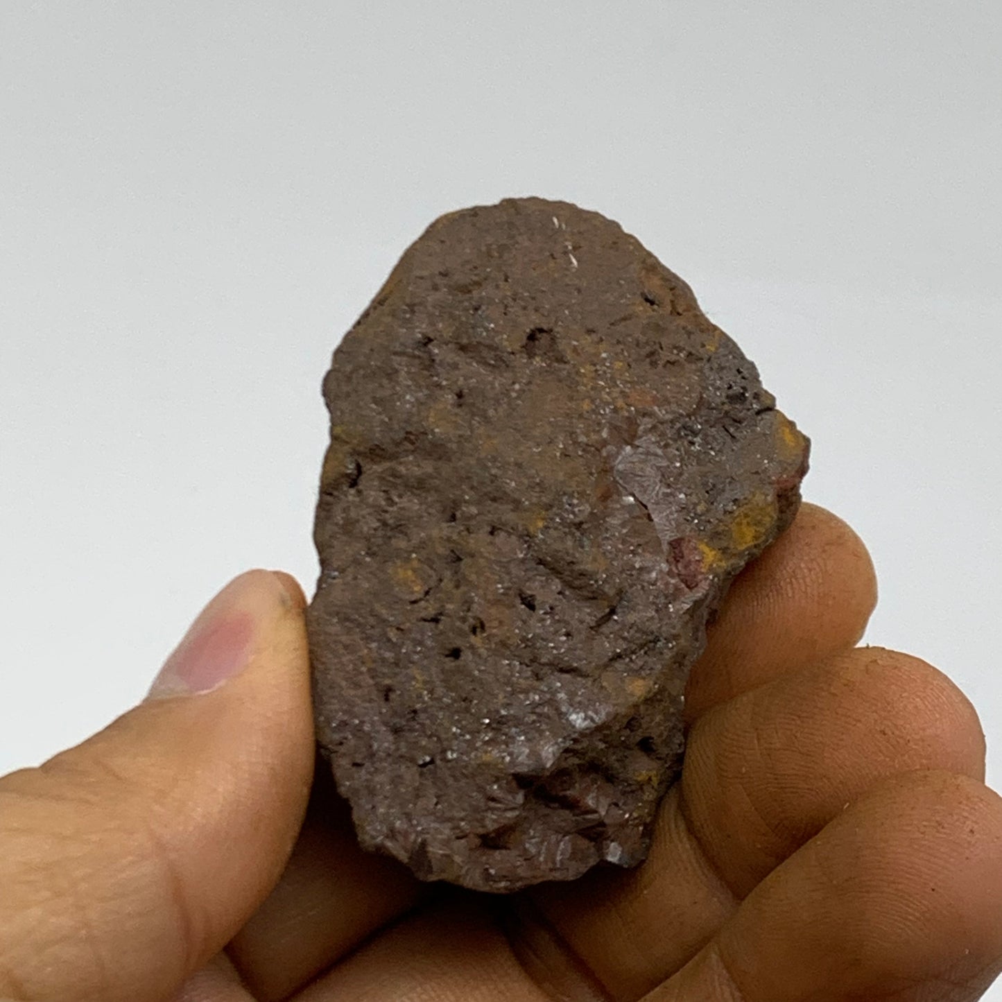 80.5g, 2.2"x1.4"x0.8", Rough Hematite Botryoidal Mineral Crystal, B38479