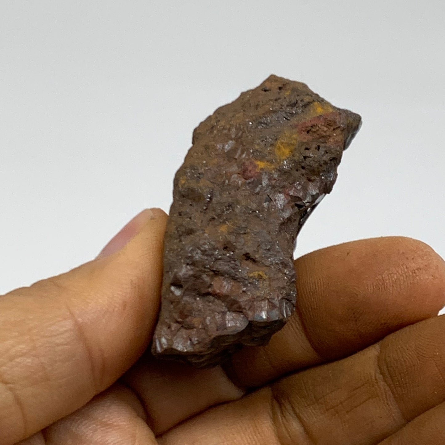 80.5g, 2.2"x1.4"x0.8", Rough Hematite Botryoidal Mineral Crystal, B38479