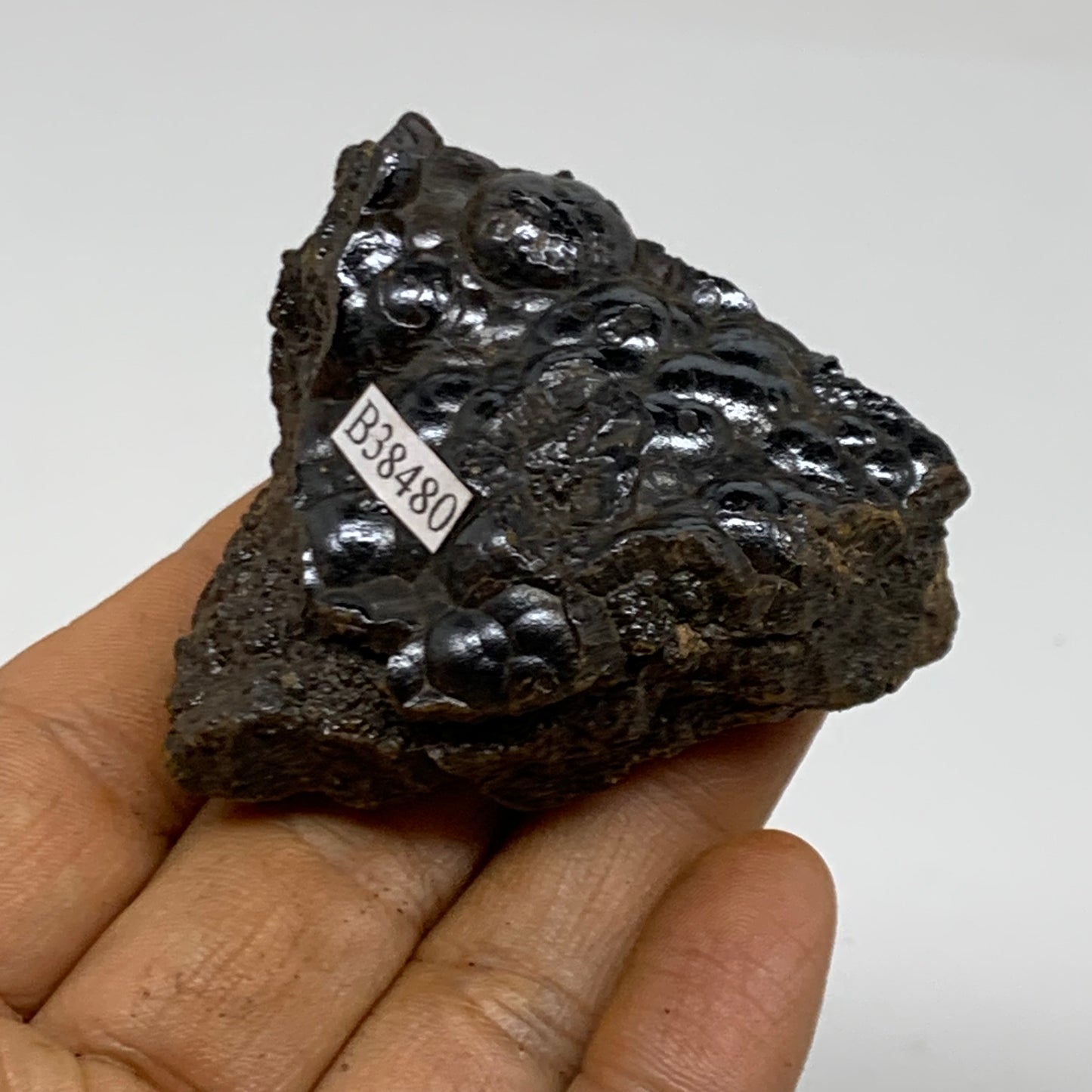 113g, 2.2"x2"x0.9", Rough Hematite Botryoidal Mineral Crystal, B38480