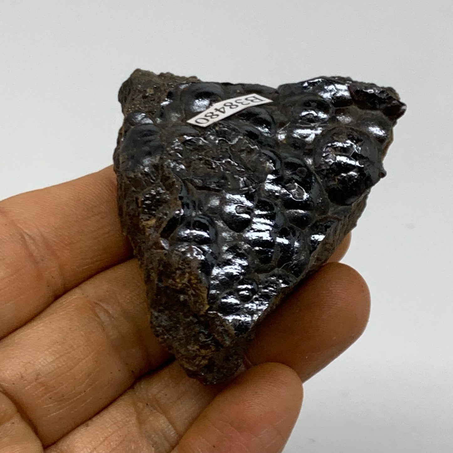 113g, 2.2"x2"x0.9", Rough Hematite Botryoidal Mineral Crystal, B38480