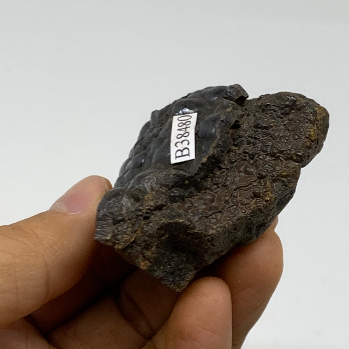 113g, 2.2"x2"x0.9", Rough Hematite Botryoidal Mineral Crystal, B38480