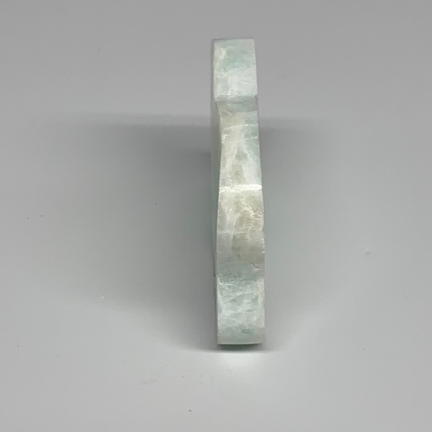 117.9g, 3"x2.1"x0.4", Natural Caribbean Calcite Cloud Crystal @Afghanistan, B319