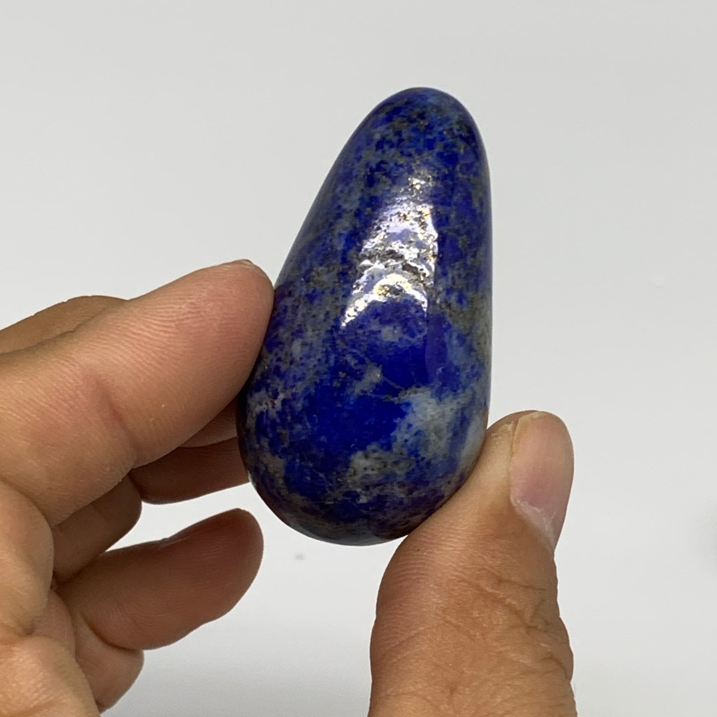133.1g, 1.9"-2", 2pcs, Natural Lapis Lazuli Egg Polished @Afghanistan, B30410