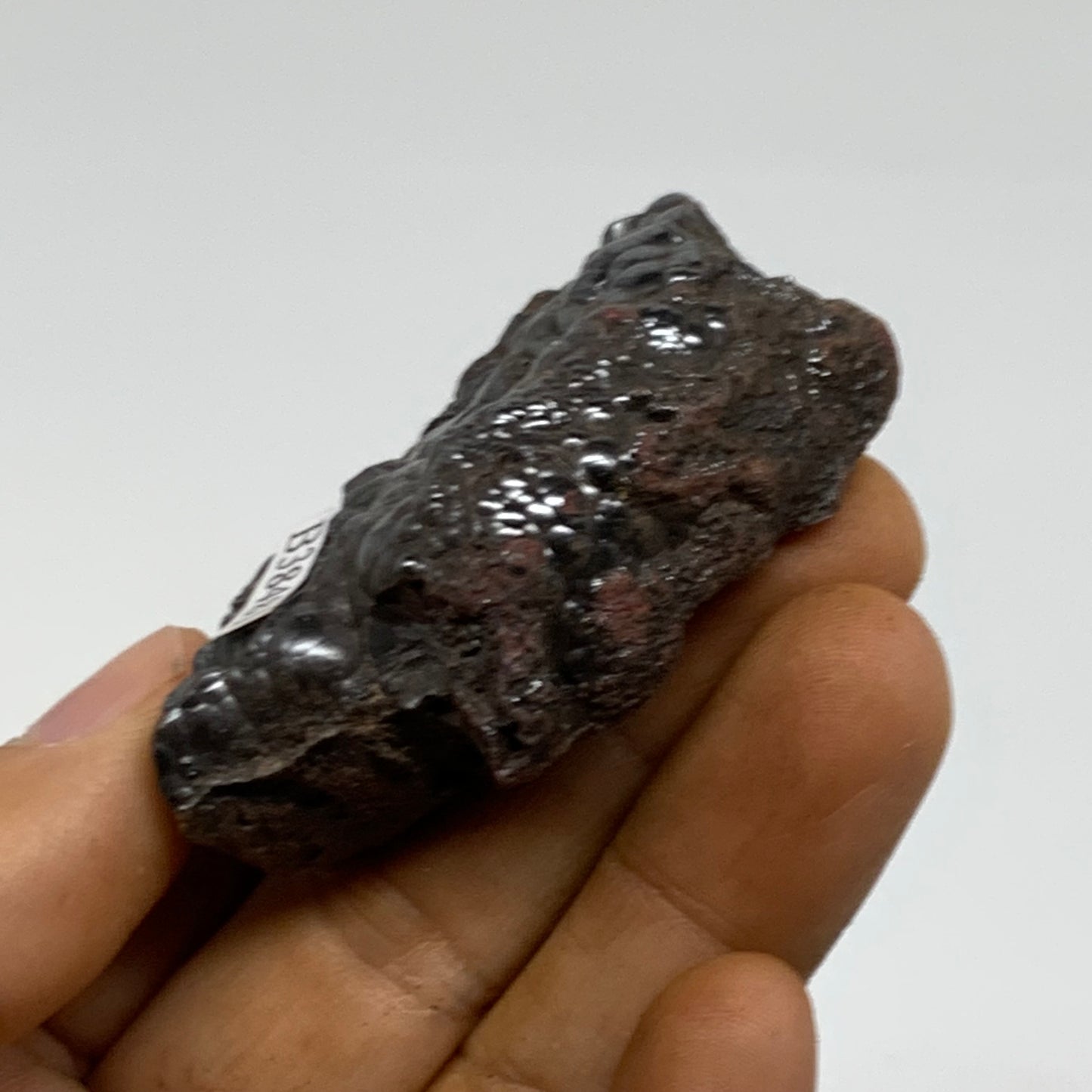 79.2g, 2.4"x1.2"x0.8", Rough Hematite Botryoidal Mineral Crystal, B38481