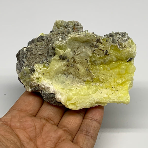196.7g, 4"x2.6"x1.1", Rough Brucite Crystal Mineral Specimens @Pakistan, B27346
