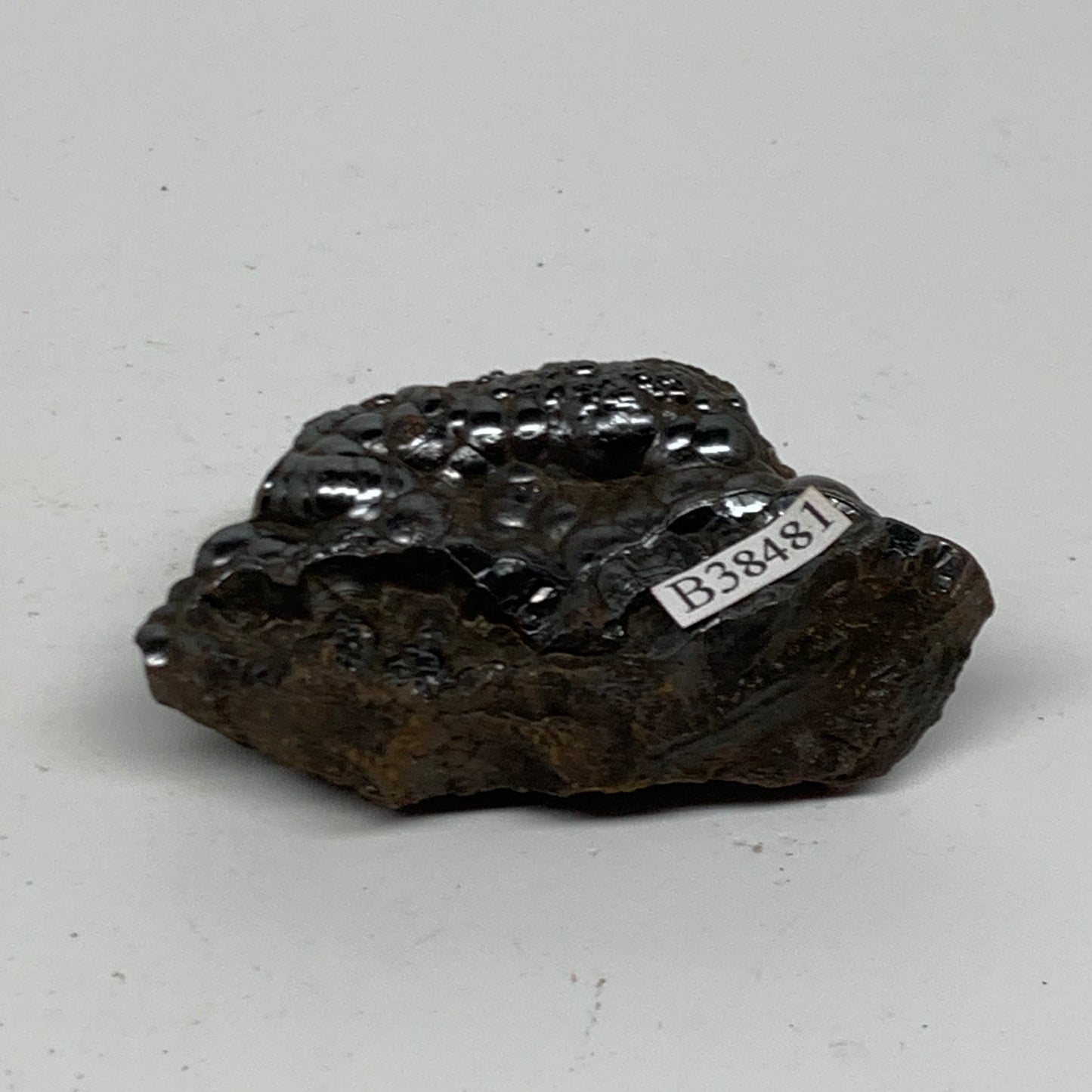 79.2g, 2.4"x1.2"x0.8", Rough Hematite Botryoidal Mineral Crystal, B38481