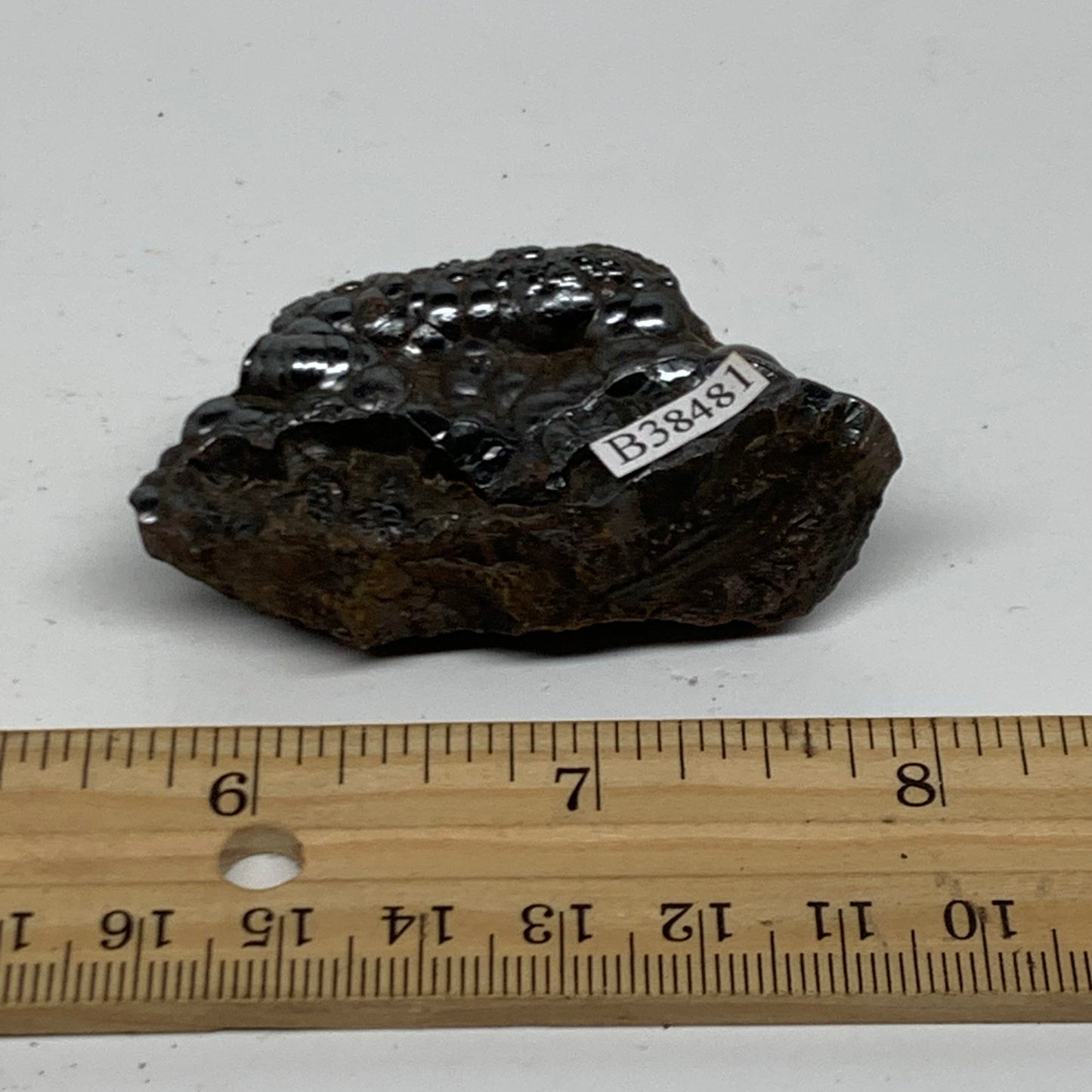 79.2g, 2.4"x1.2"x0.8", Rough Hematite Botryoidal Mineral Crystal, B38481