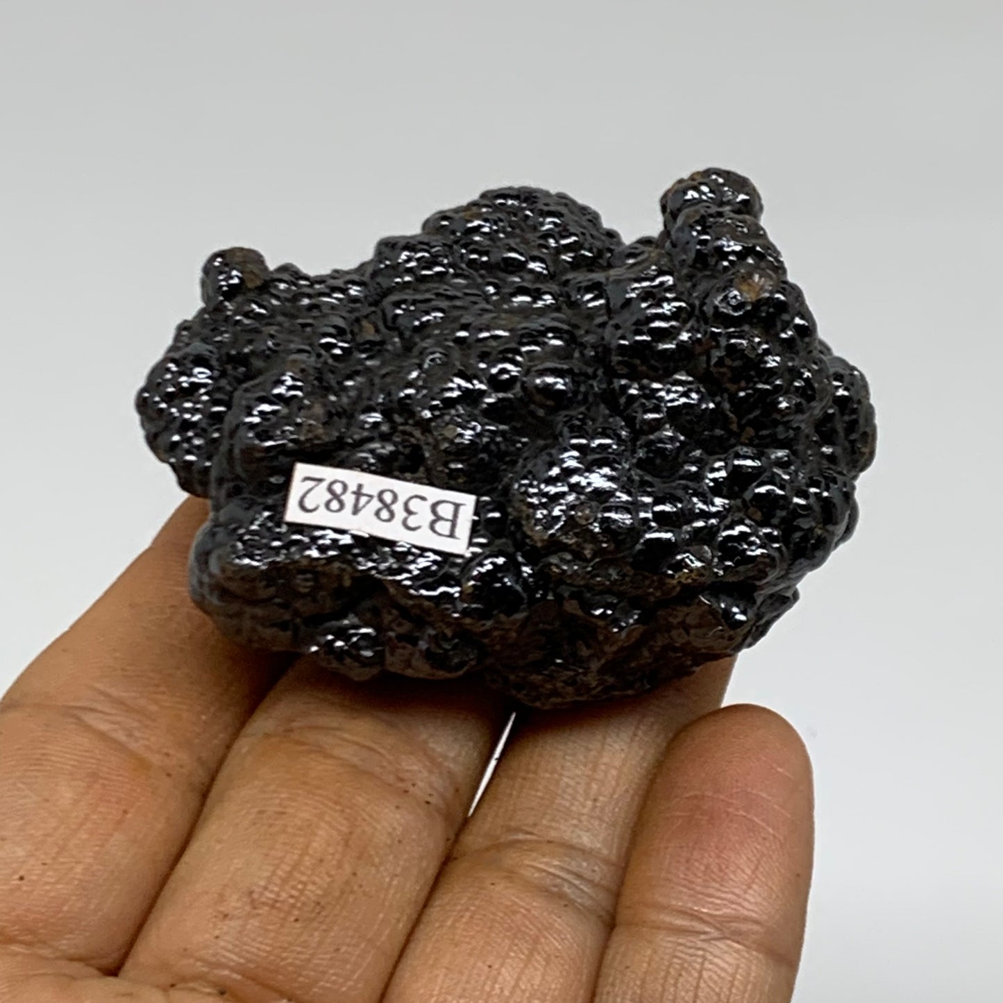 122.4g, 2.3"x1.8"x1.3", Rough Hematite Botryoidal Mineral Crystal, B38482