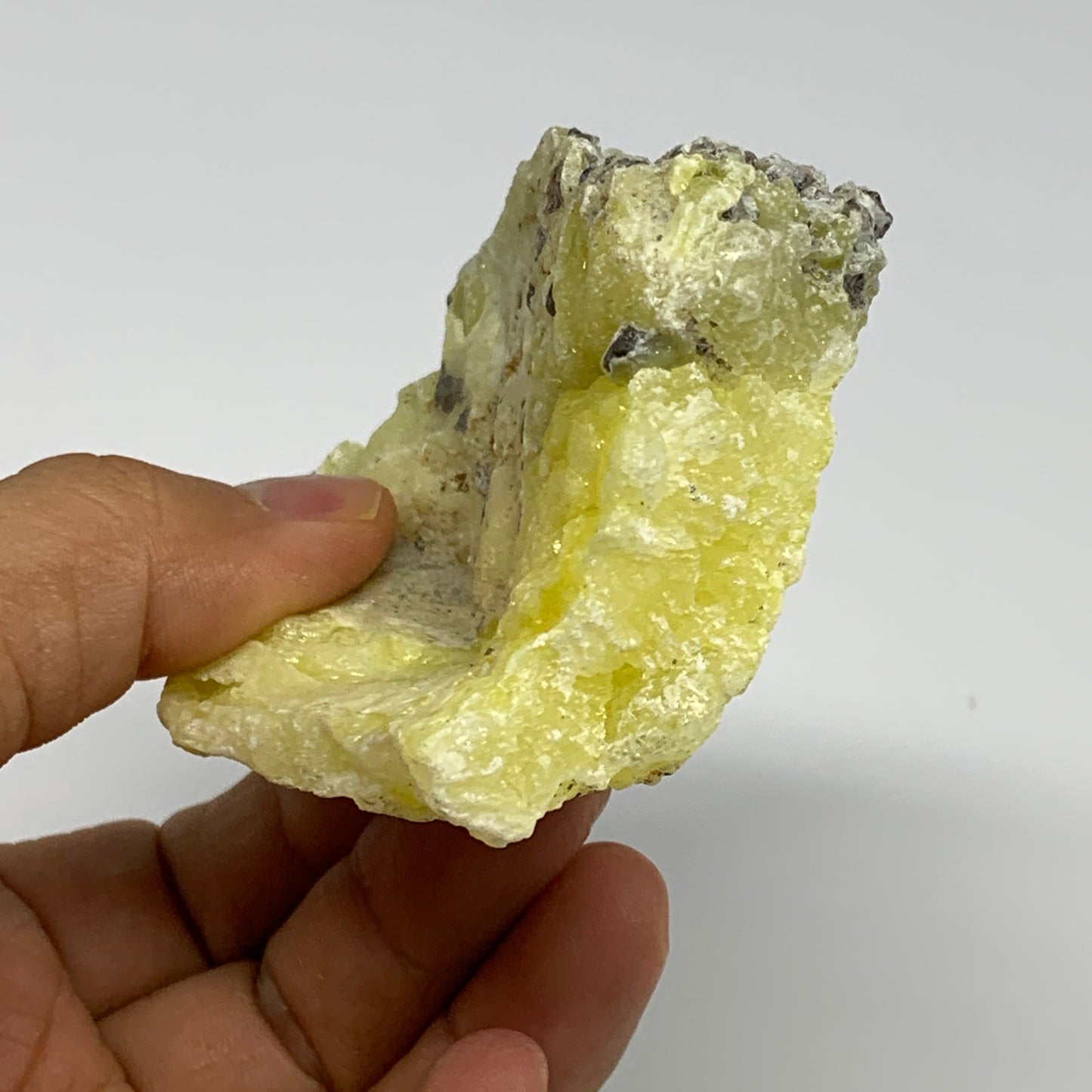 196.7g, 4"x2.6"x1.1", Rough Brucite Crystal Mineral Specimens @Pakistan, B27346