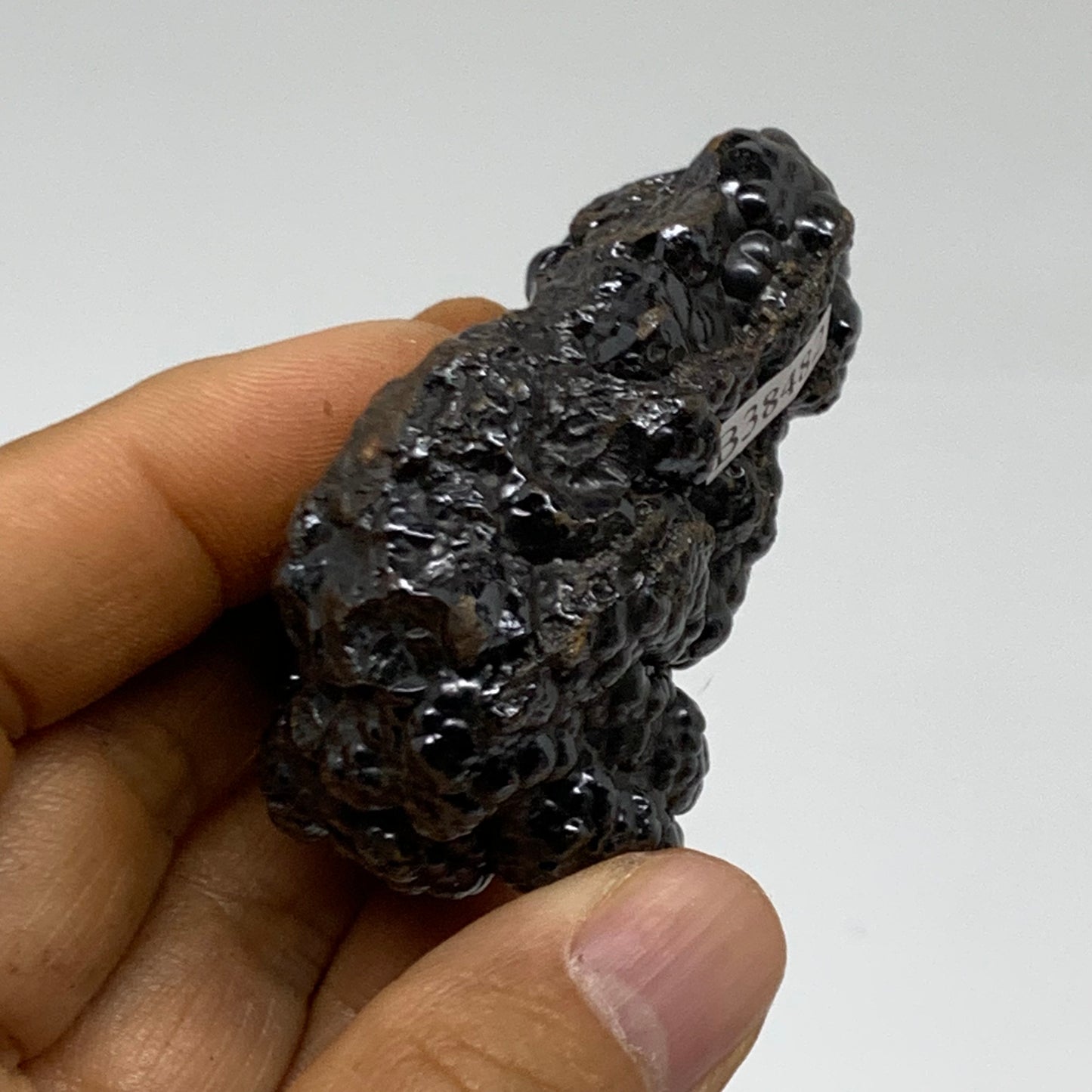 122.4g, 2.3"x1.8"x1.3", Rough Hematite Botryoidal Mineral Crystal, B38482
