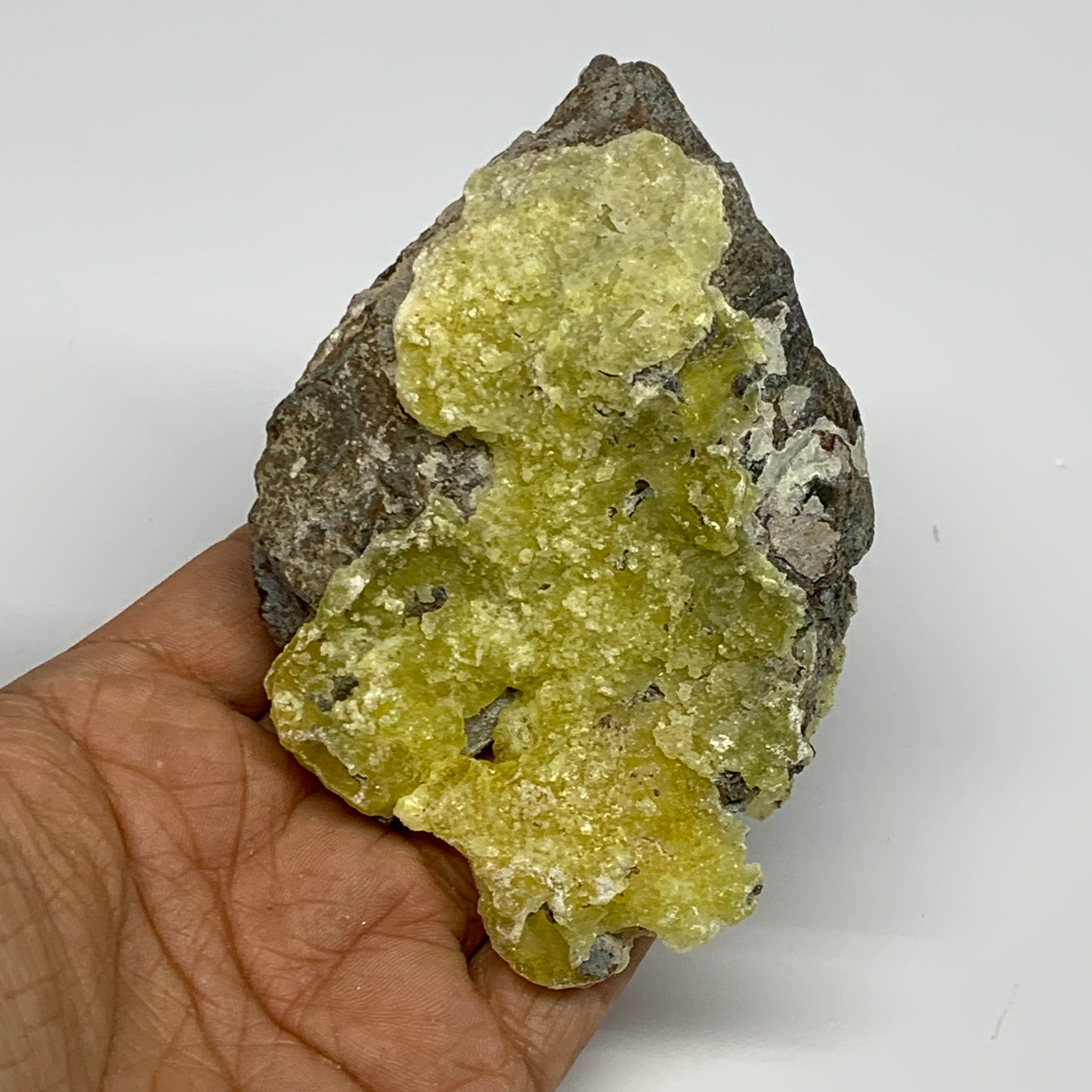 174.5g, 4.3"x2.8"x1.3", Rough Brucite Crystal Mineral Specimens @Pakistan, B2734