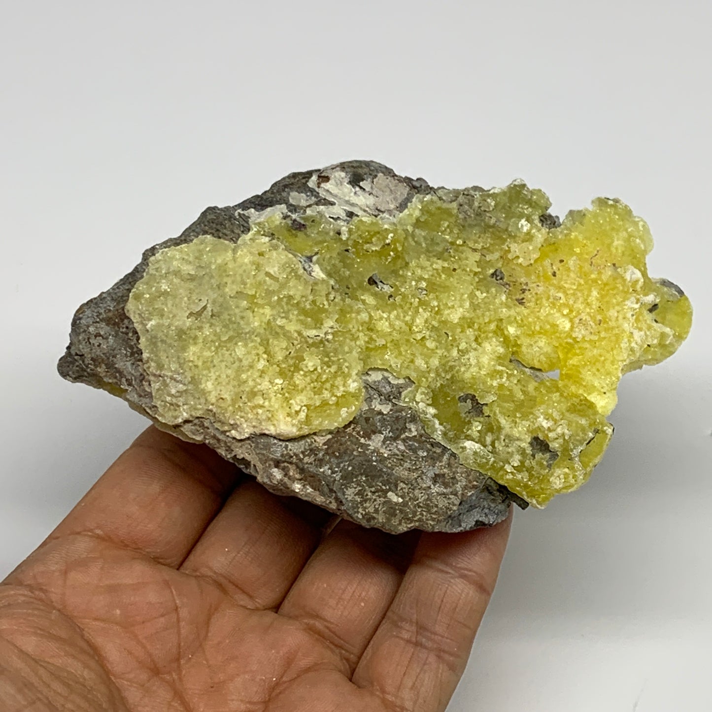 174.5g, 4.3"x2.8"x1.3", Rough Brucite Crystal Mineral Specimens @Pakistan, B2734