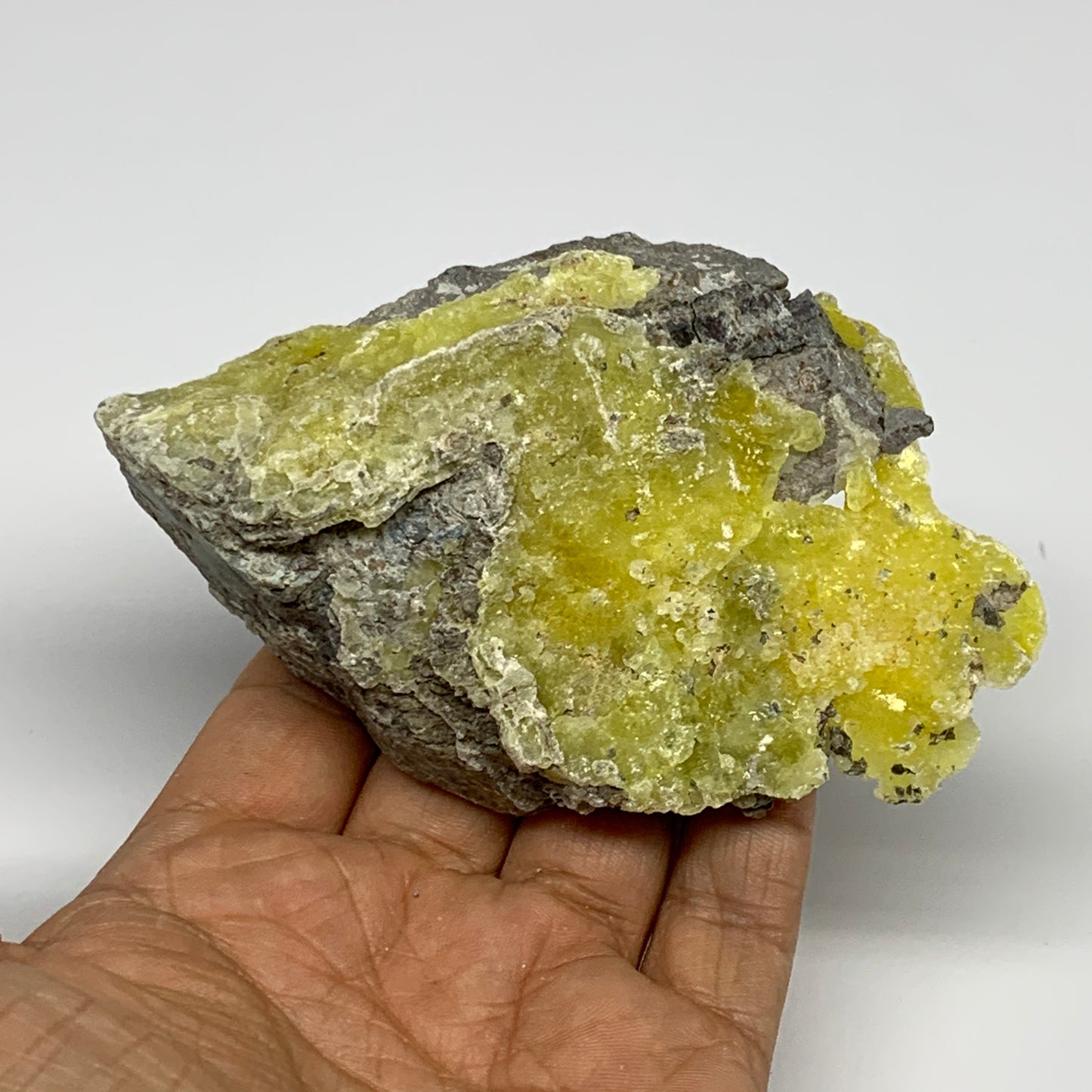 174.5g, 4.3"x2.8"x1.3", Rough Brucite Crystal Mineral Specimens @Pakistan, B2734