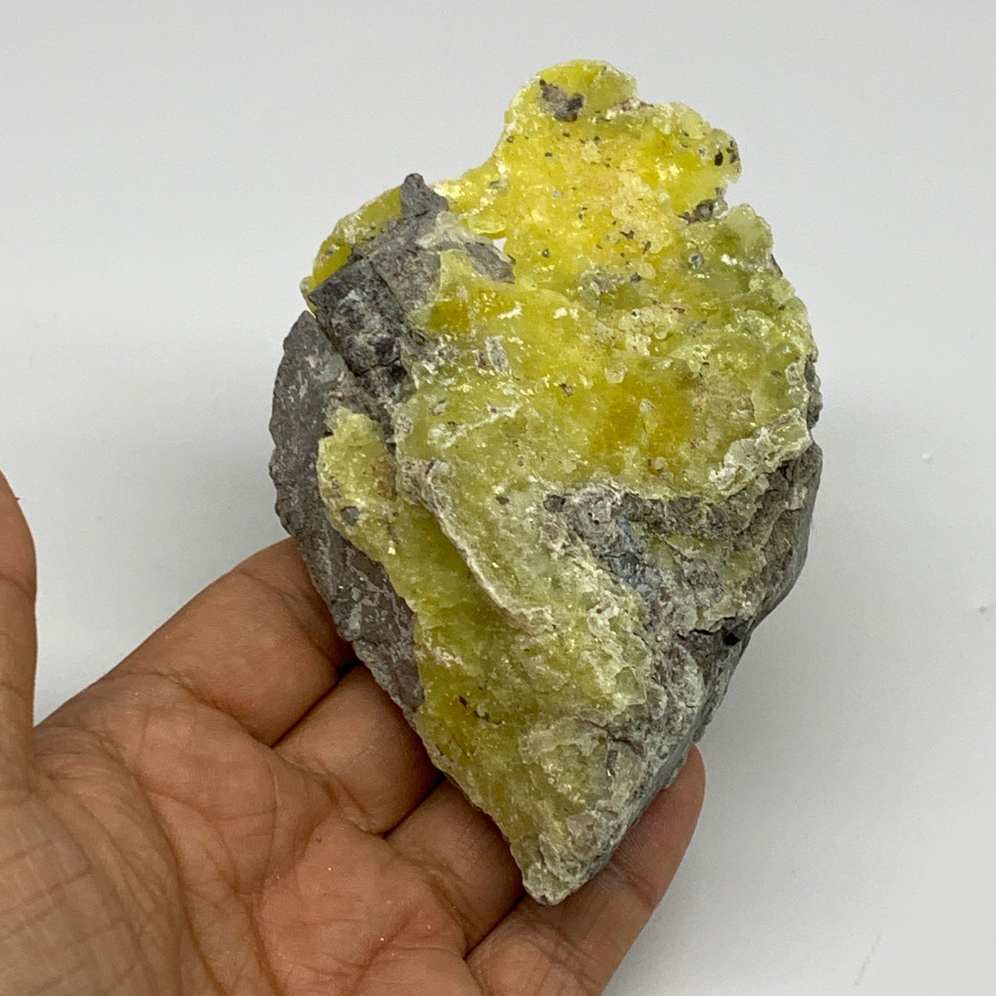 174.5g, 4.3"x2.8"x1.3", Rough Brucite Crystal Mineral Specimens @Pakistan, B2734