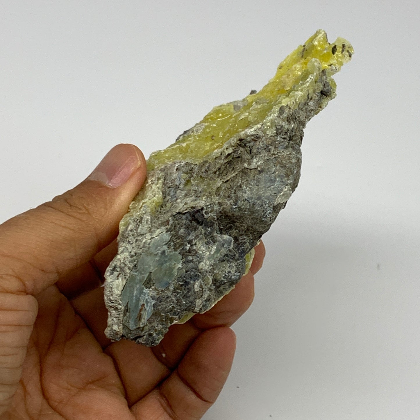 174.5g, 4.3"x2.8"x1.3", Rough Brucite Crystal Mineral Specimens @Pakistan, B2734