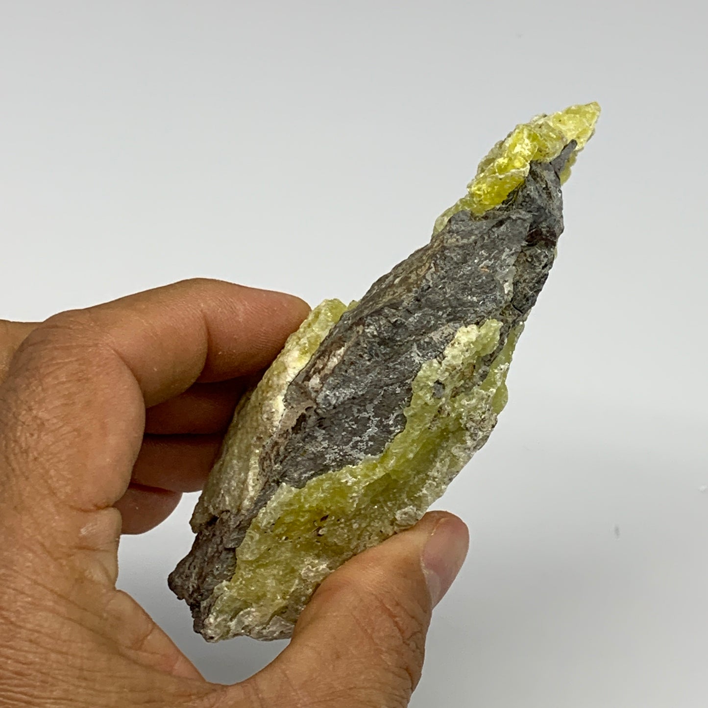 174.5g, 4.3"x2.8"x1.3", Rough Brucite Crystal Mineral Specimens @Pakistan, B2734