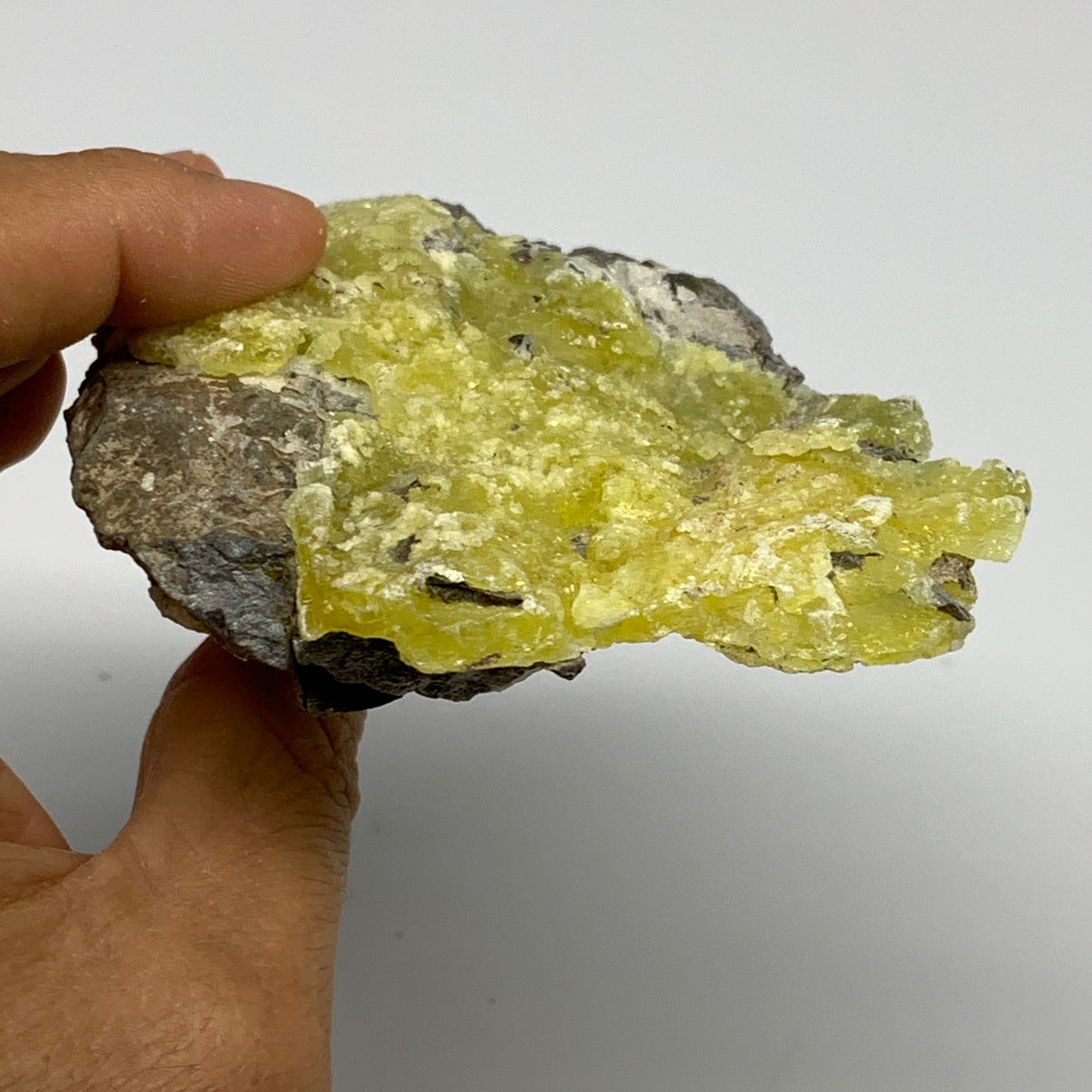 174.5g, 4.3"x2.8"x1.3", Rough Brucite Crystal Mineral Specimens @Pakistan, B2734