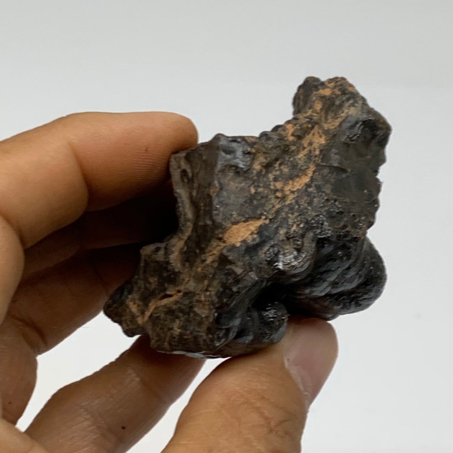156.1g, 1.9"x1.9"x1.5", Rough Hematite Botryoidal Mineral Crystal, B38483