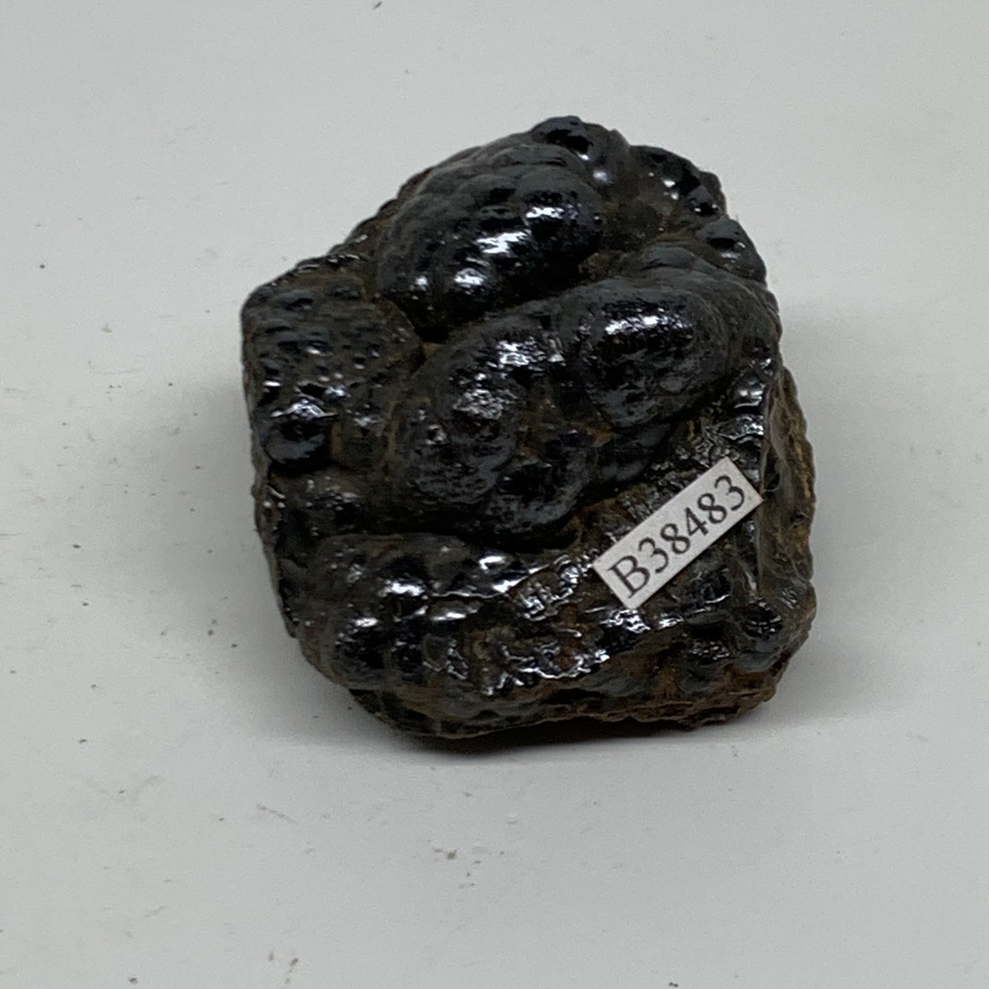 156.1g, 1.9"x1.9"x1.5", Rough Hematite Botryoidal Mineral Crystal, B38483