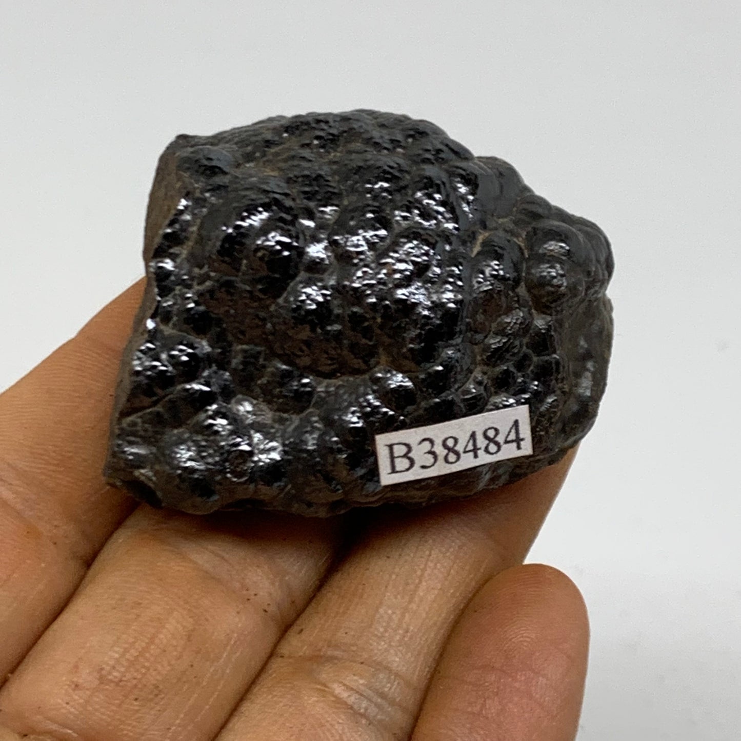 103.6g, 1.8"x1.8"x1", Rough Hematite Botryoidal Mineral Crystal, B38484