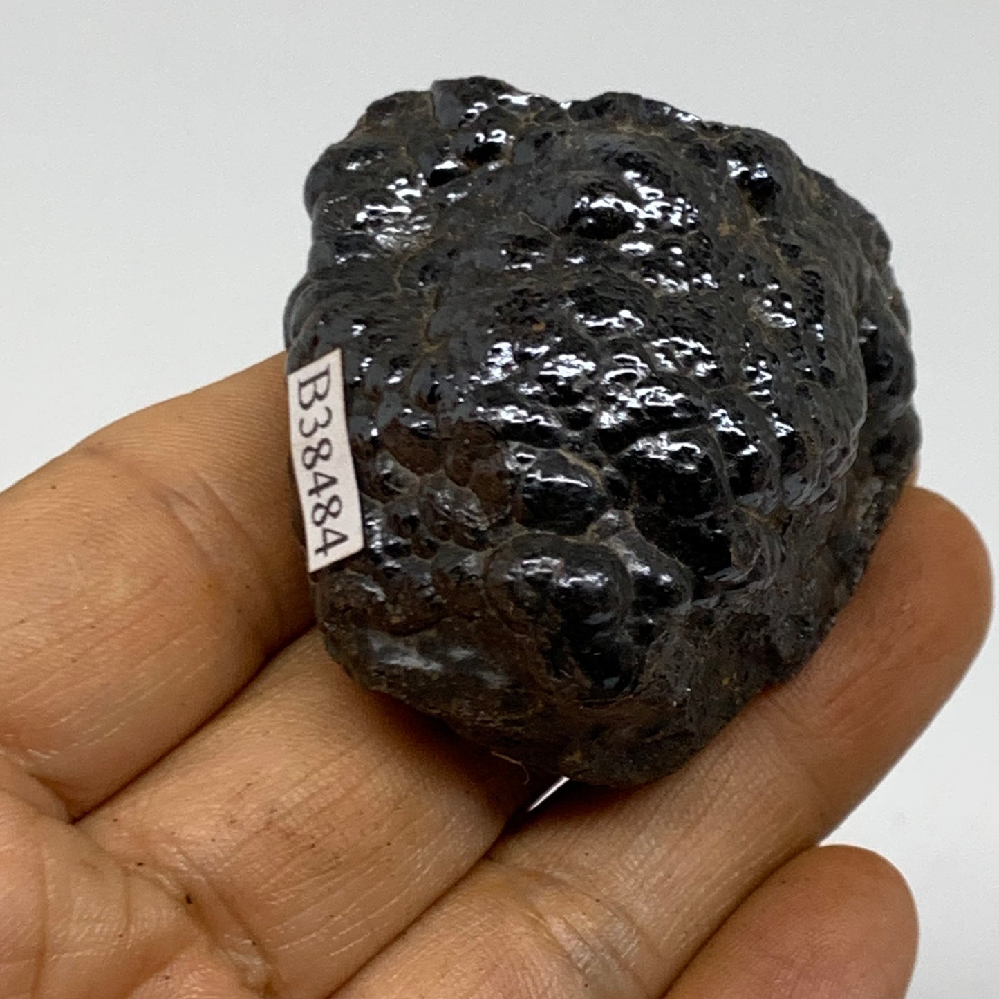 103.6g, 1.8"x1.8"x1", Rough Hematite Botryoidal Mineral Crystal, B38484
