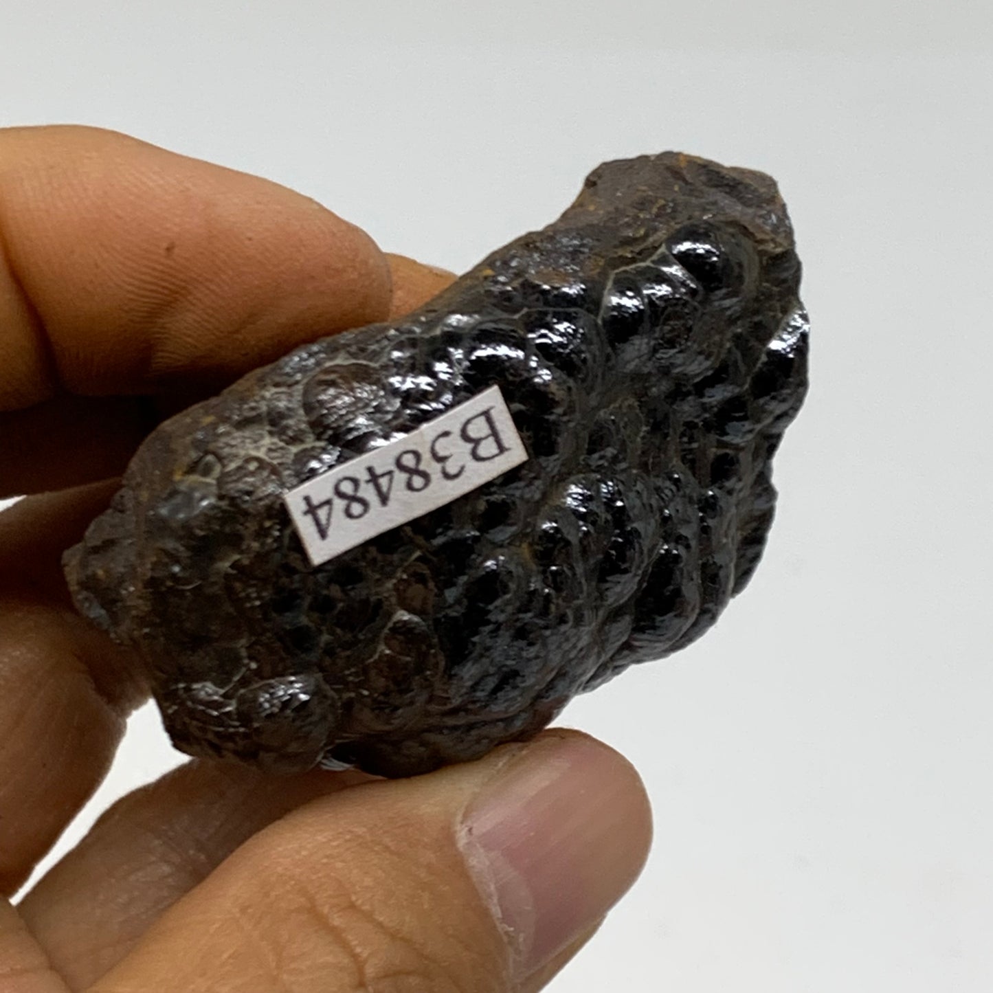 103.6g, 1.8"x1.8"x1", Rough Hematite Botryoidal Mineral Crystal, B38484